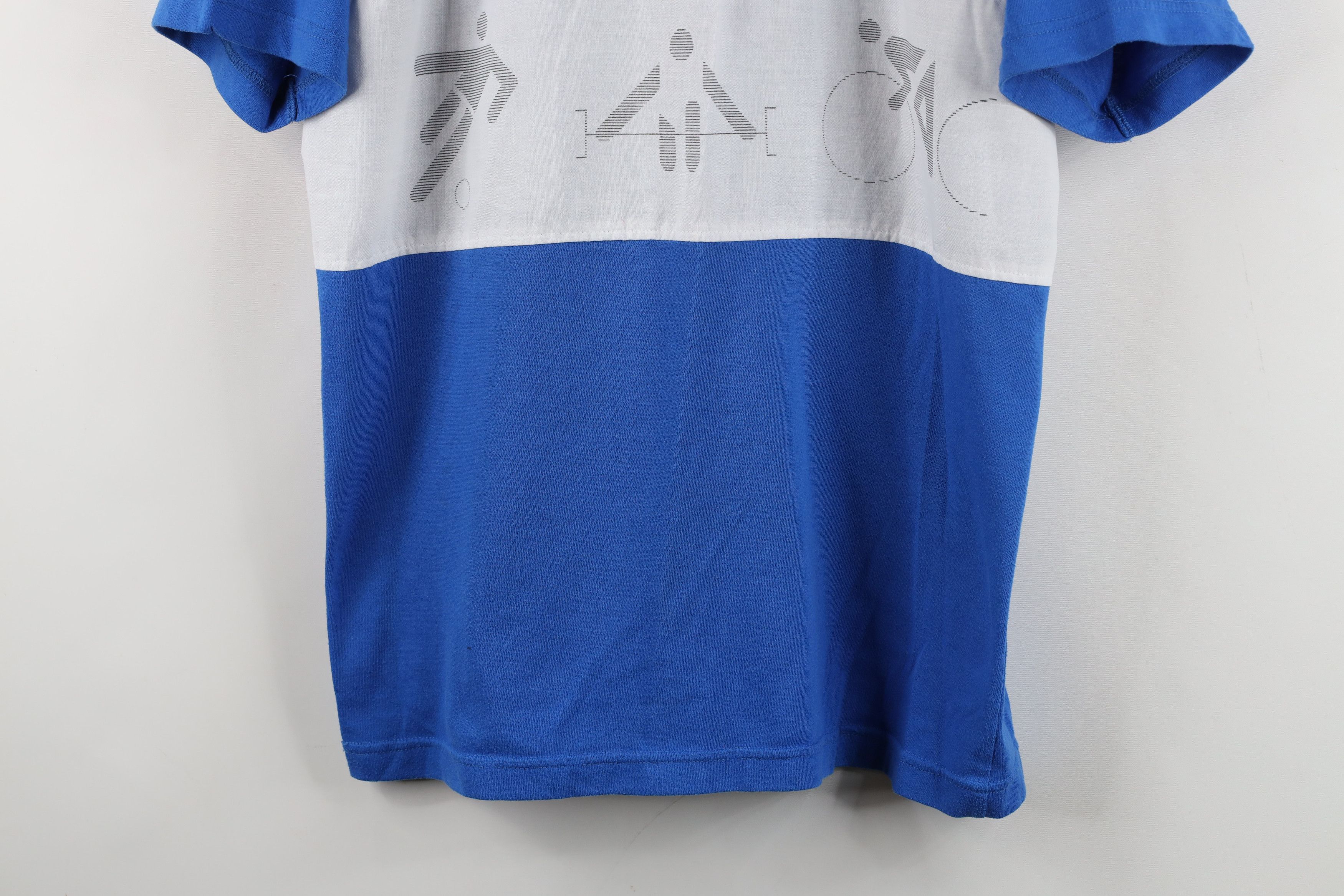 Puma Vintage 80s 90s Puma Sports Collared Rugby Polo Shirt Blue Size US M / EU 48-50 / 2 - 3 Thumbnail