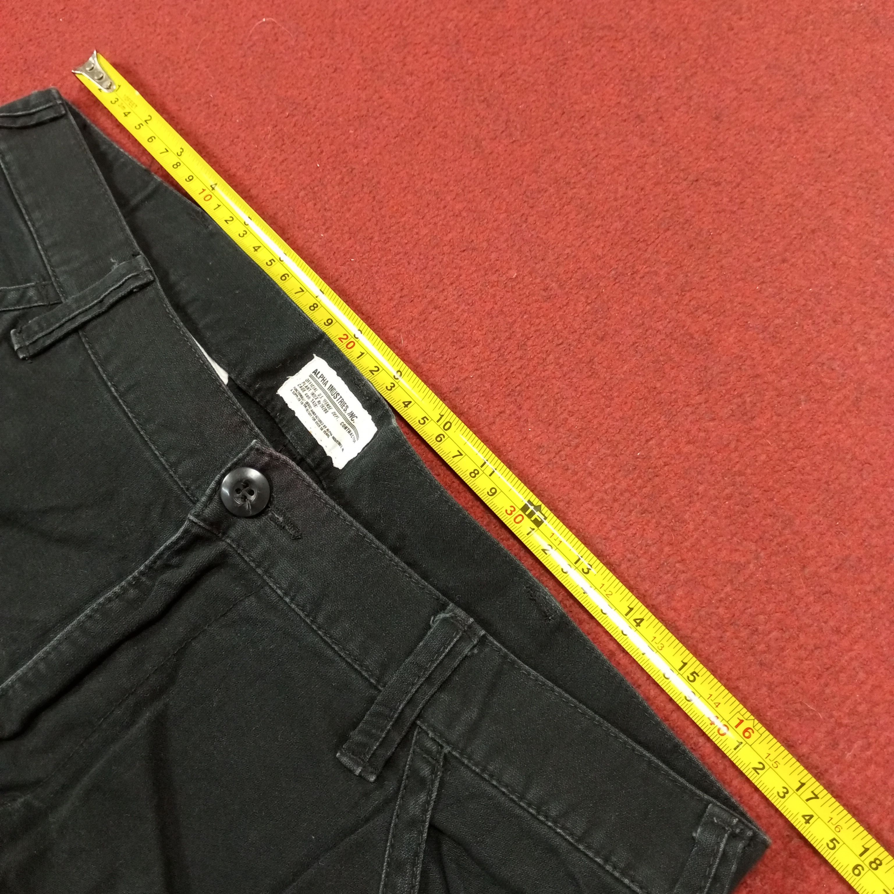 Alpha Industries × Vintage Alpha Industries Cargo Pants Streetwear Skater Style Size US 34 / EU 50 - 7 Thumbnail