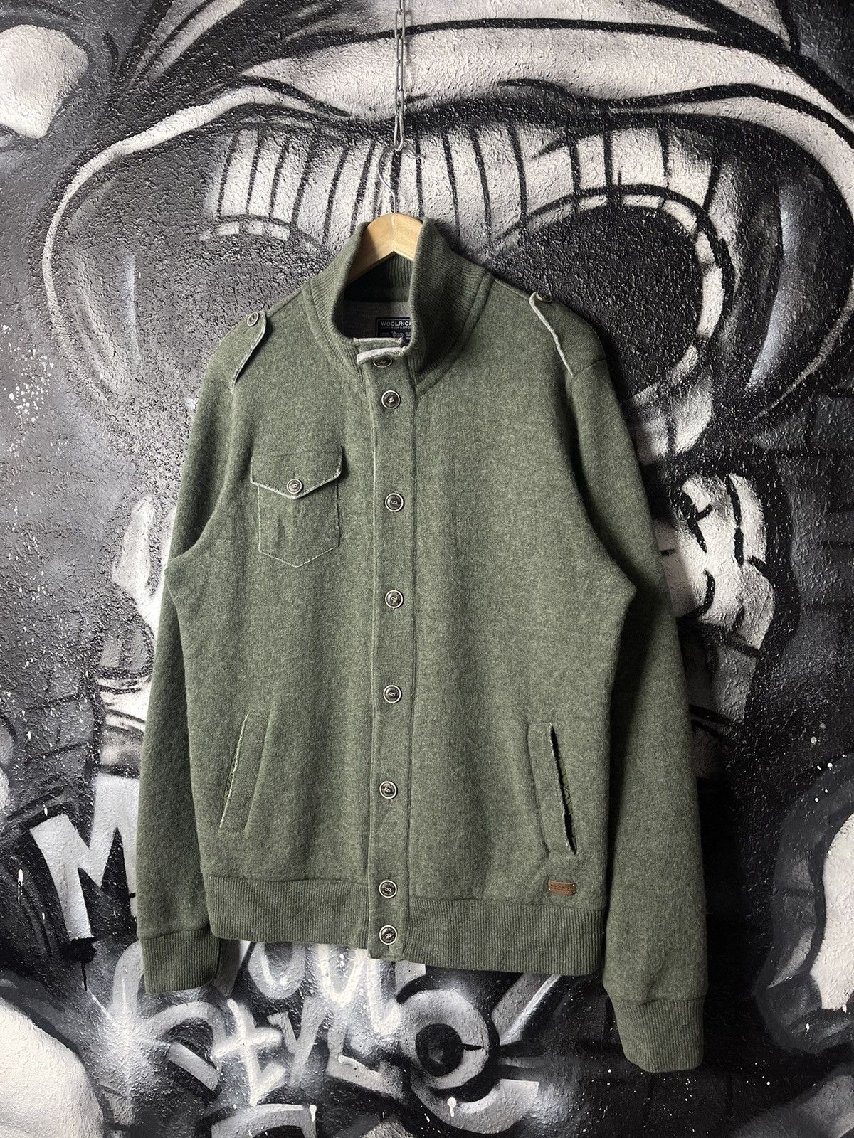 Woolrich Woolen Mills Woolrich John Rich & Bros. Wool Button-Down Sweater Men’s Size US L / EU 52-54 / 3 - 1 Thumbnail