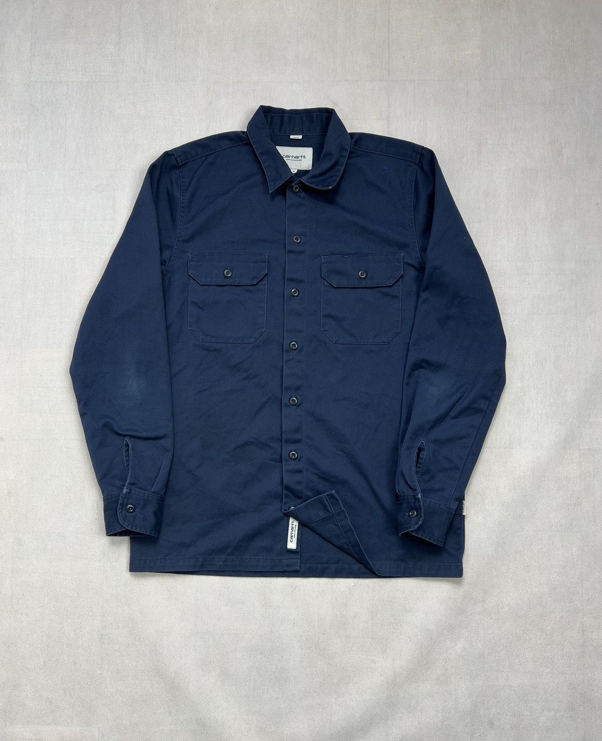 Carhartt Shirt Carhartt navy logo Size US M / EU 48-50 / 2 - 1 Thumbnail