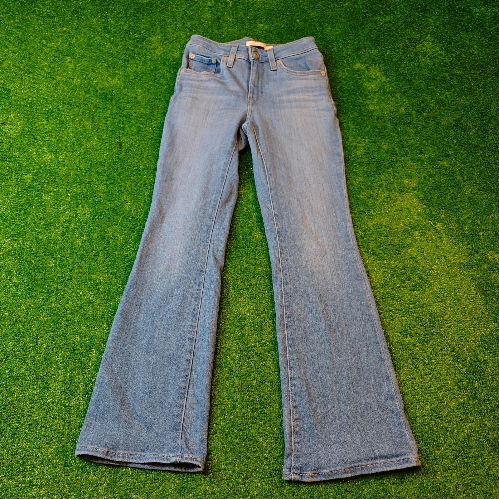 Levi's Levi's 725 Jeans Womens 24 blue Flare Bootcut high rise Size 24" / US 00 / IT 34 - 1 Thumbnail