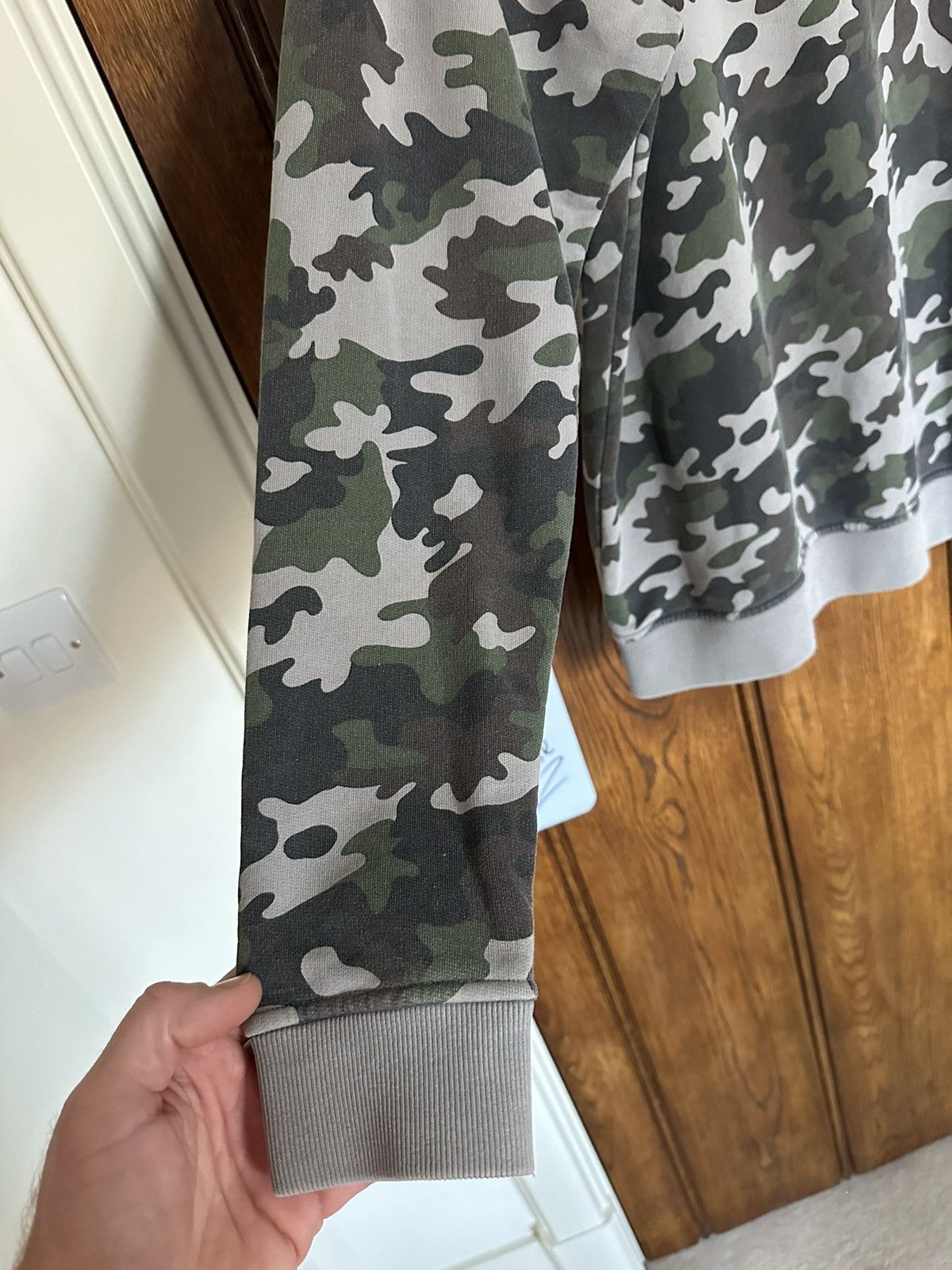 Saint Laurent Paris SS15 Saint Laurent psych rock camp camouflage crew Hedi XL Size US XL / EU 56 / 4 - 12 Thumbnail