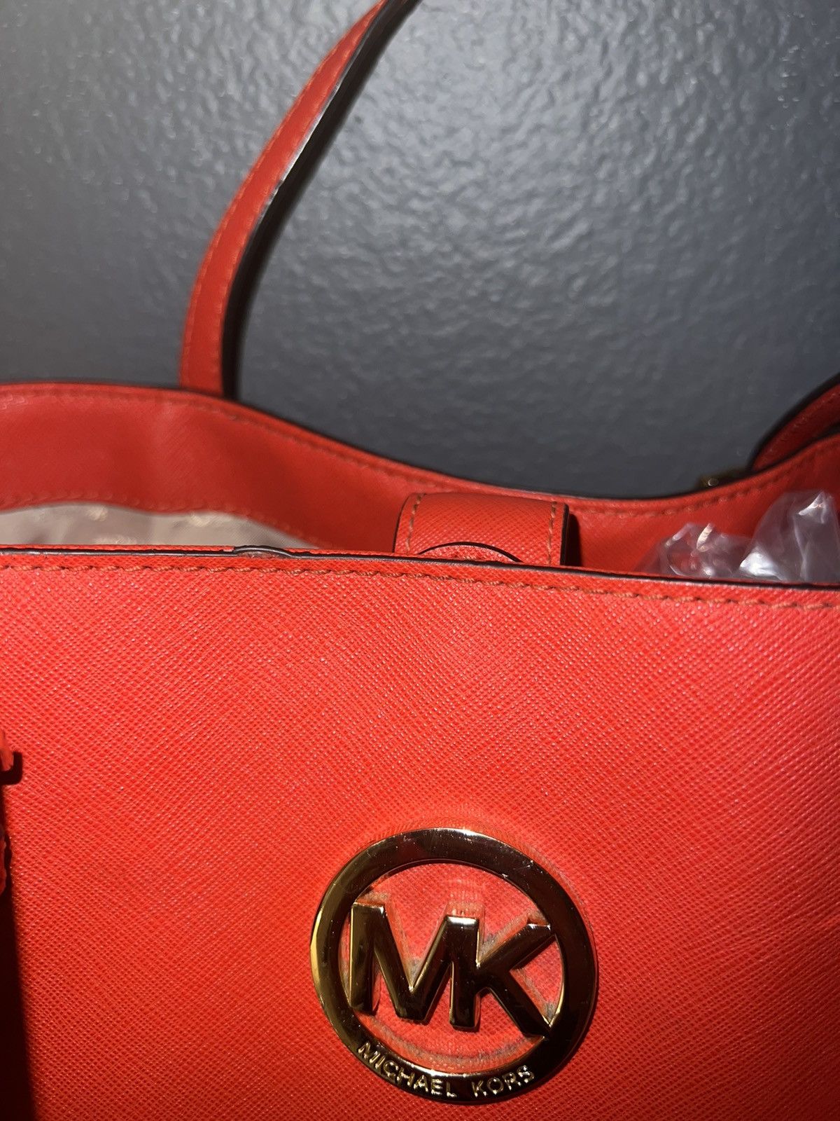 Michael Kors Michael Kors Saffiano Leather Bag Size ONE SIZE - 17 Thumbnail