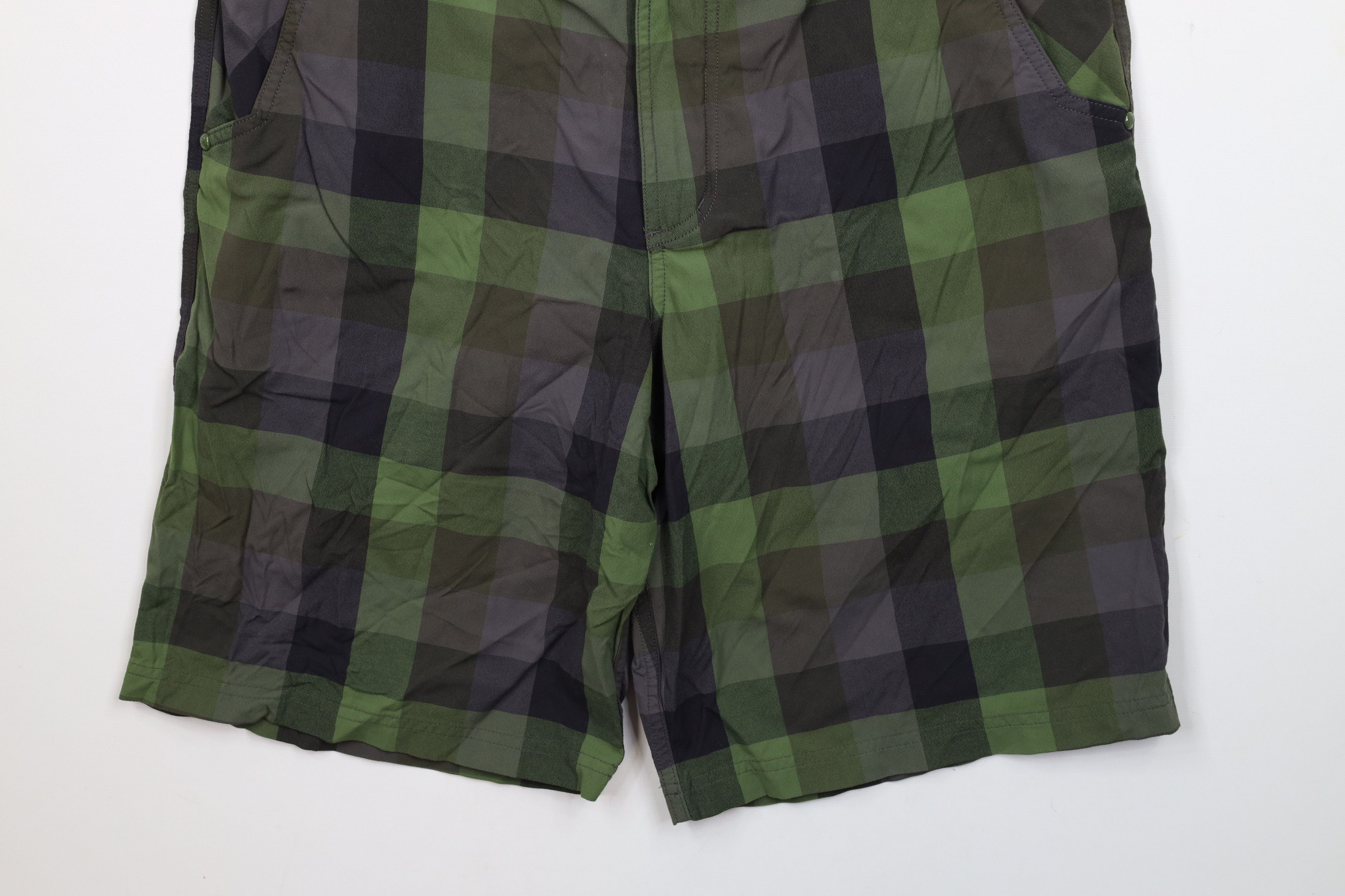 Lululemon × Vintage Vintage Lululemon Checkered Plaid Golf Chino Shorts Green Size US 36 / EU 52 - 4 Thumbnail