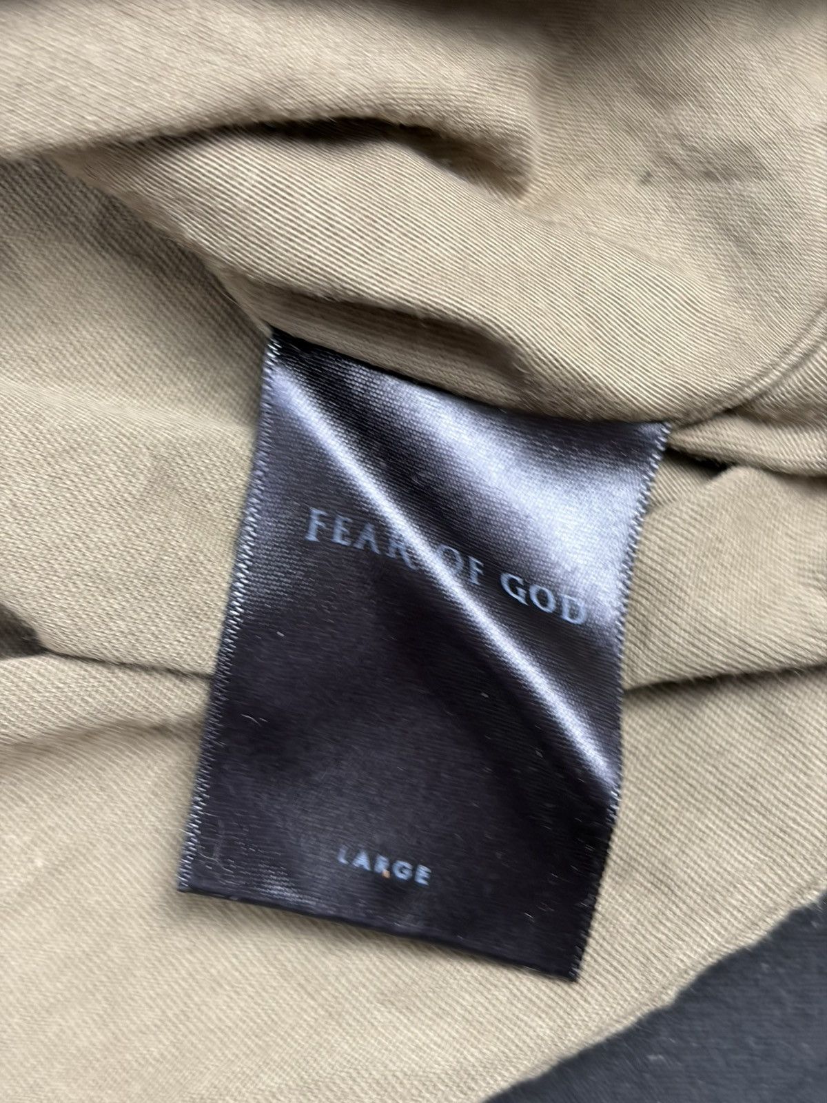 Fear of God Third Collection Inside-Out Tee in Olive Size US L / EU 52-54 / 3 - 4 Thumbnail
