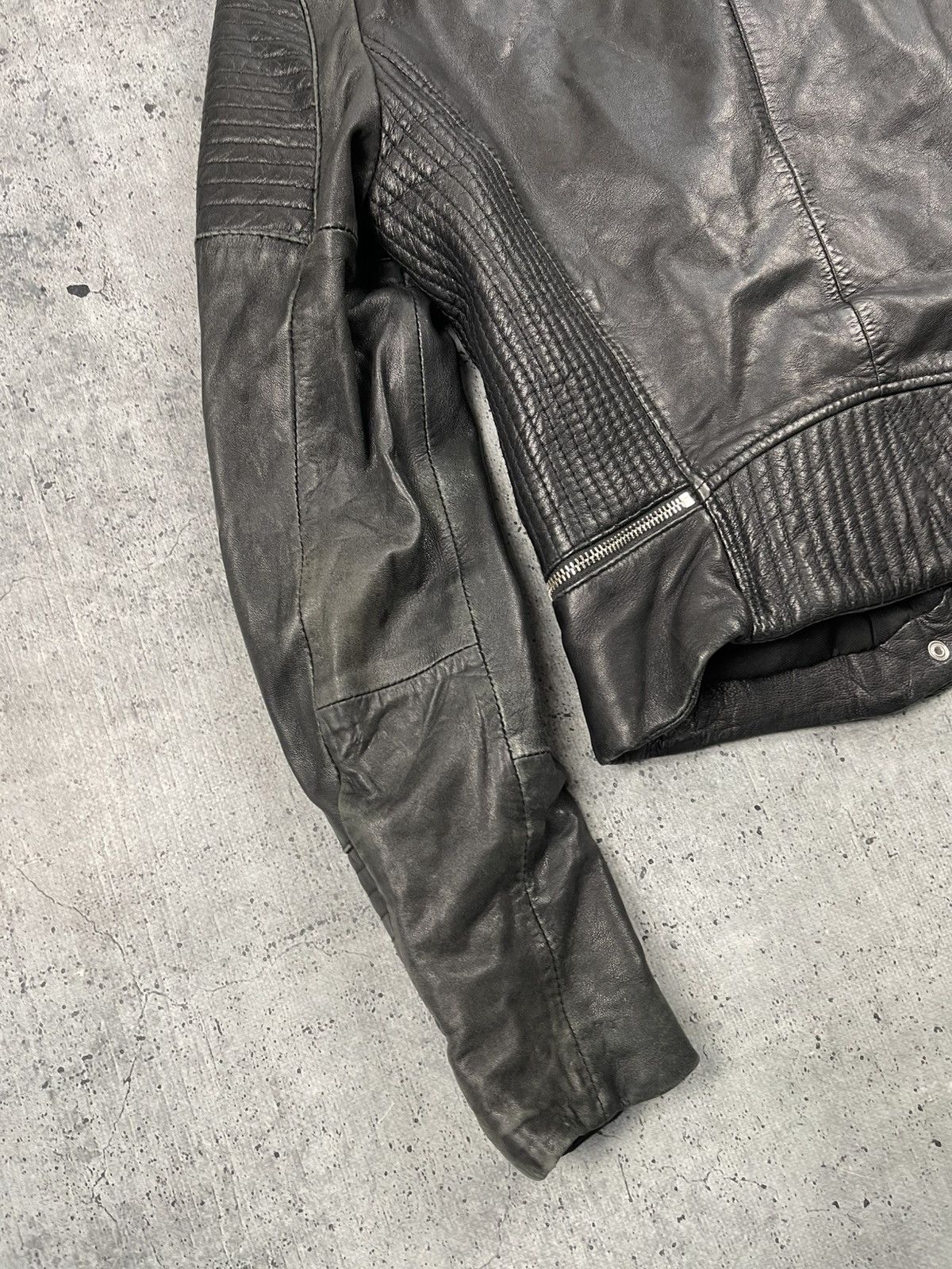 Japanese Brand 90s Bik Bok Leather Jacket Moto Racing Style Size L / US 10 / IT 46 - 7 Thumbnail