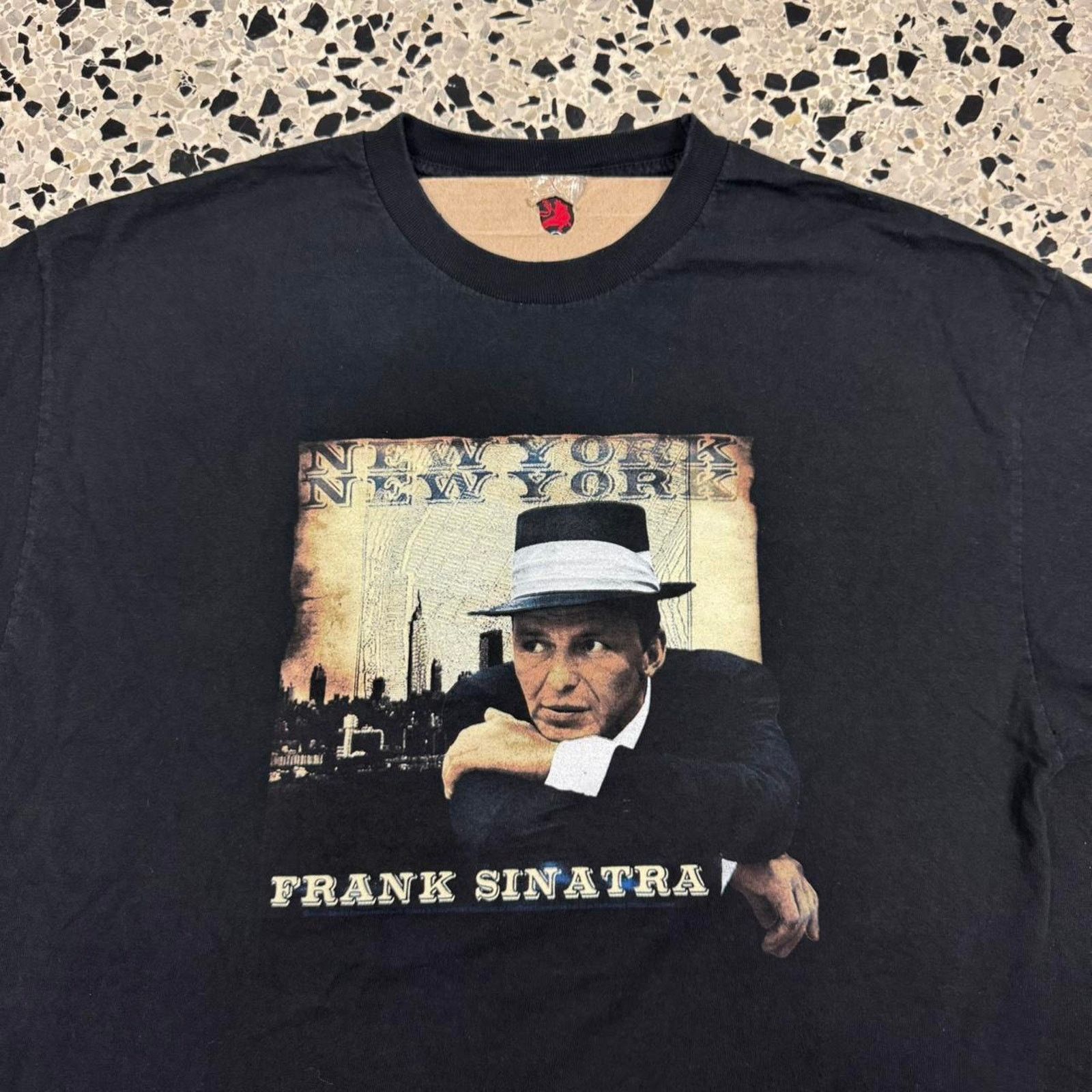 Vintage × Zion Rootswear VINTAGE Y2K ZION FRANK SINATRA NEW YORK FACE TEE: Size US XL / EU 56 / 4 - 2 Thumbnail