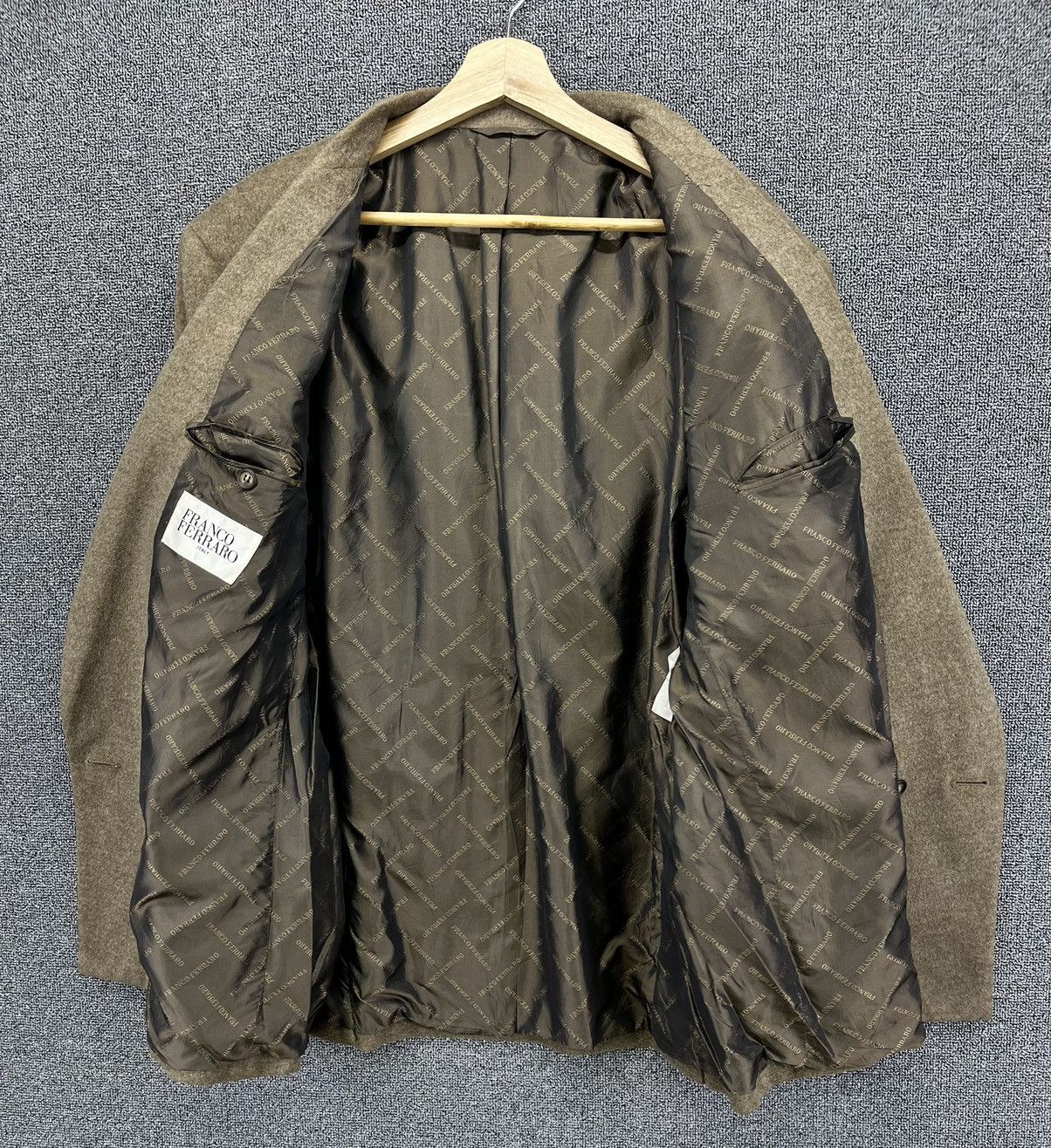 Vintage Vintage Franco Ferraro Luxury Wool Blazer Coat Jacket Size US L / EU 52-54 / 3 - 7 Thumbnail