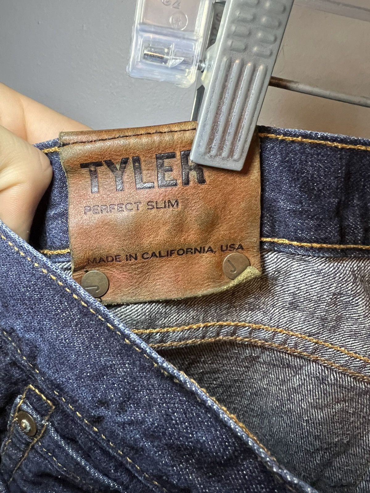 J Brand Vintage J. Brand raw blue selvedge denim slim skinny jeans Size US 34 / EU 50 - 4 Thumbnail