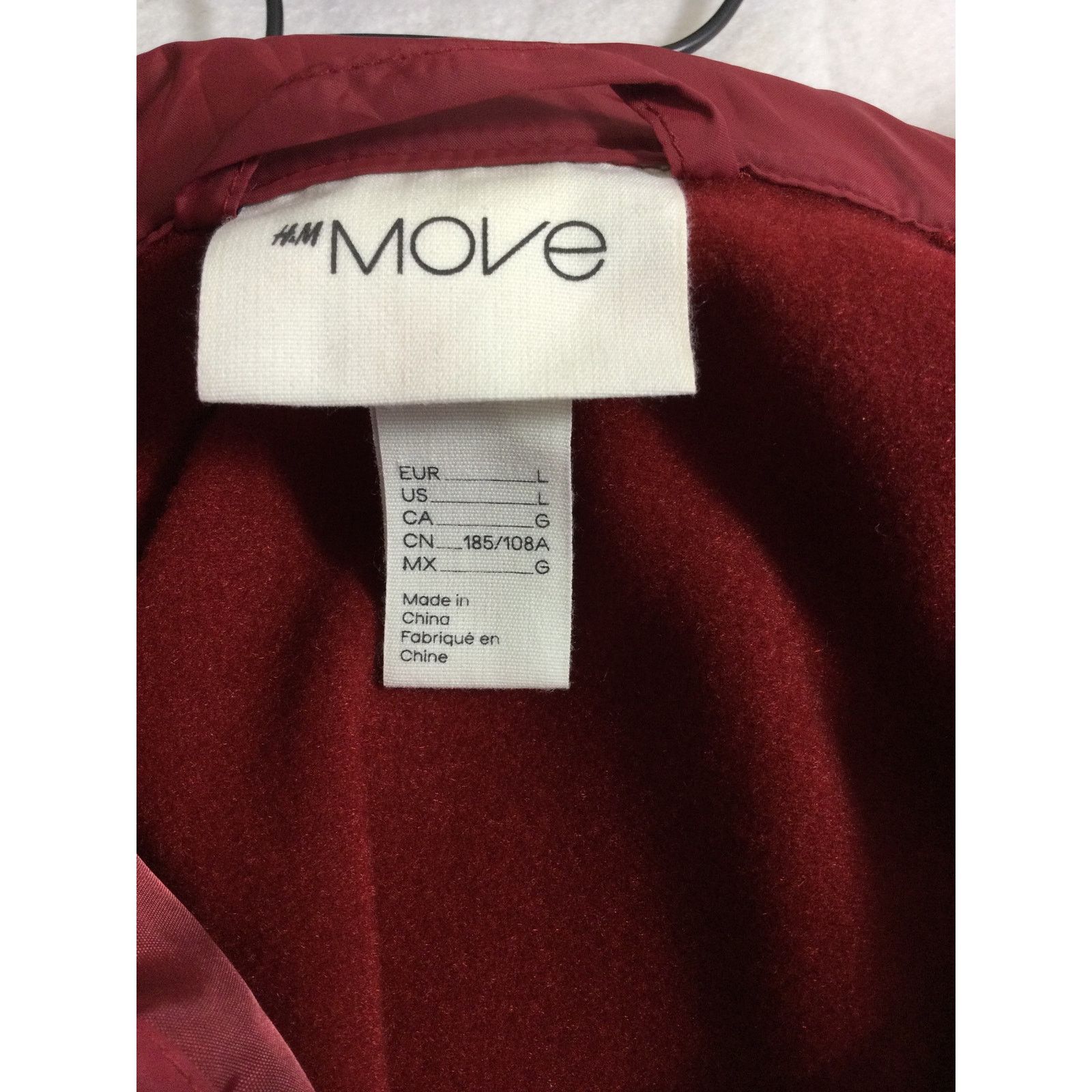 H&M H&M puffer red running jacket NWOT Size US L / EU 52-54 / 3 - 4 Thumbnail