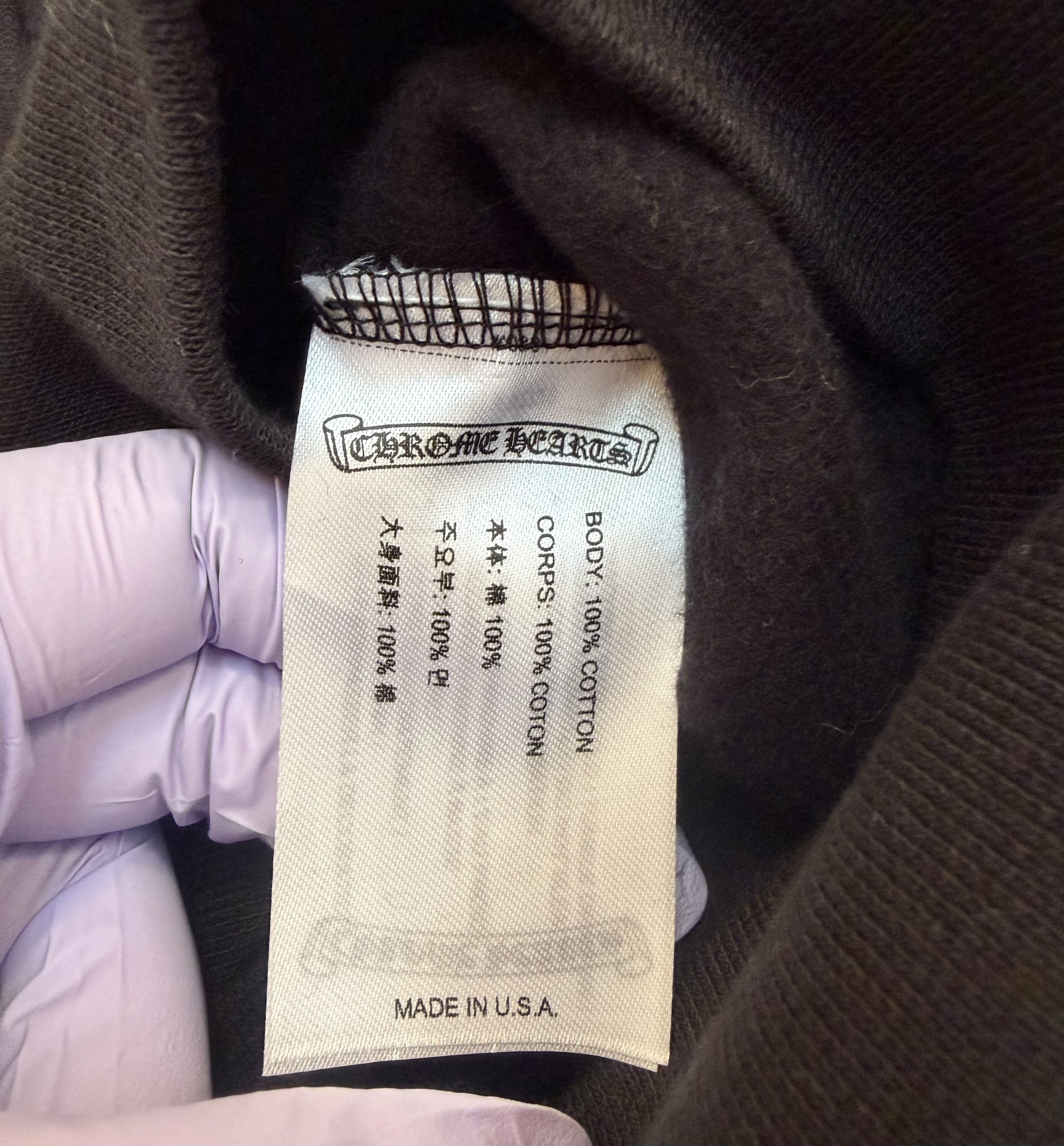 Chrome Hearts CHROME HEARTS LA Exclusive Black Hoodie Size US XL / EU 56 / 4 - 8 Thumbnail