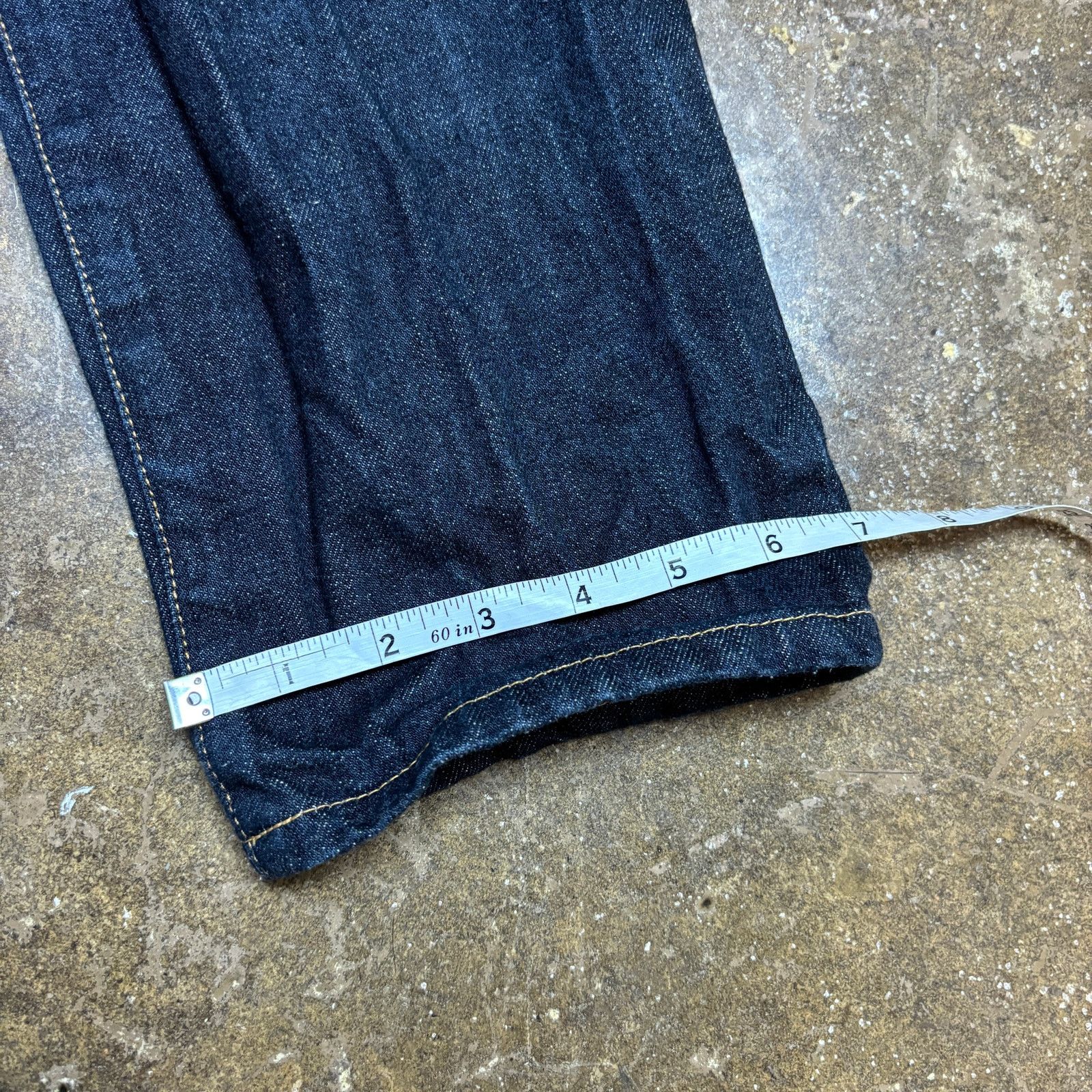 Tellason Tellason Elgin Mid Rise Slim Tapered Selvedge Jeans 31x25 Size US 31 - 13 Thumbnail
