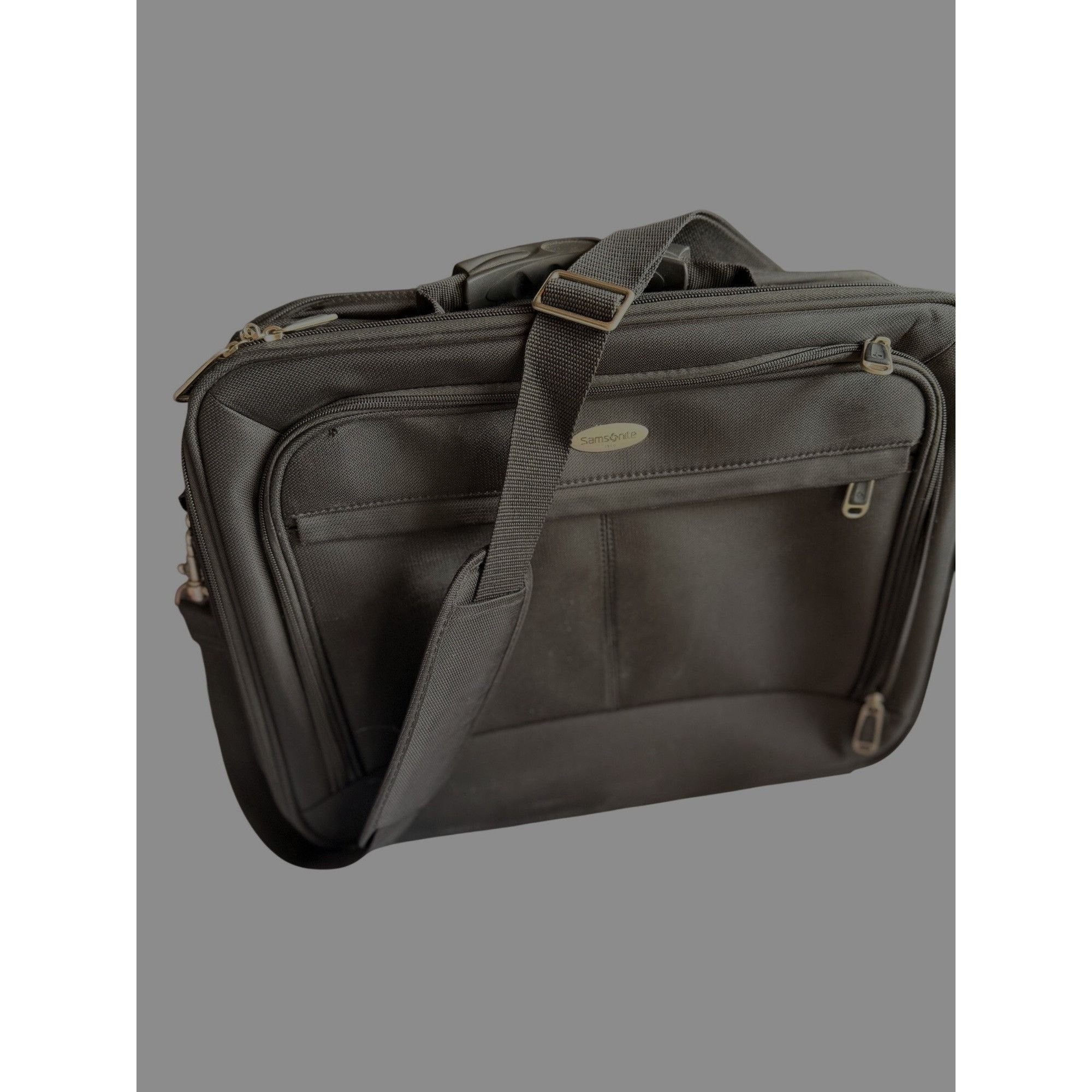 Samsonite Samsonite BlackLaptop Briefcase With Adjustable Shoulder Str Size ONE SIZE - 6 Thumbnail