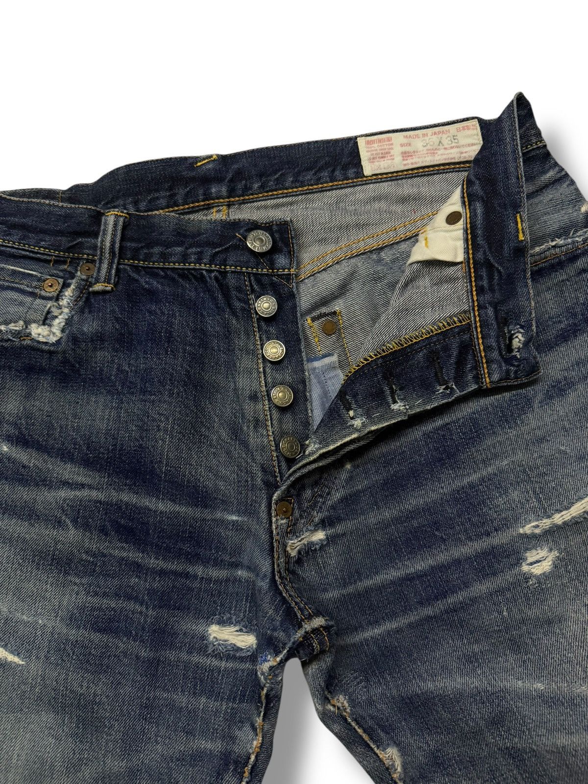 Evisu Vintage 00s Evisu No.2 Lot 2001 Selvedge Japan Denim Jeans Size US 32 / EU 48 - 11 Thumbnail