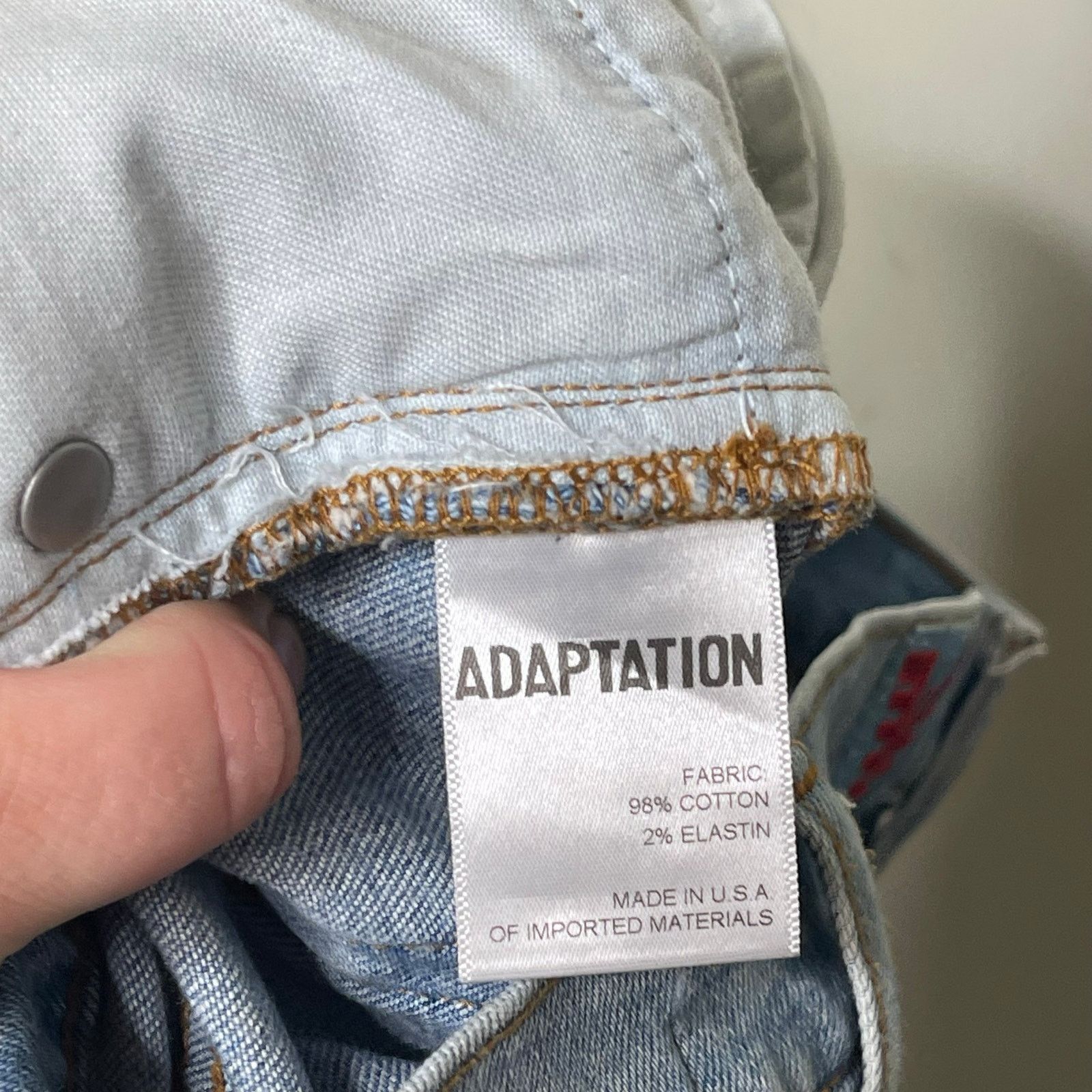 ADAPTATION Adaptation light blue slim leg cropped jeans 34x26 Size US 34 / EU 50 - 7 Thumbnail