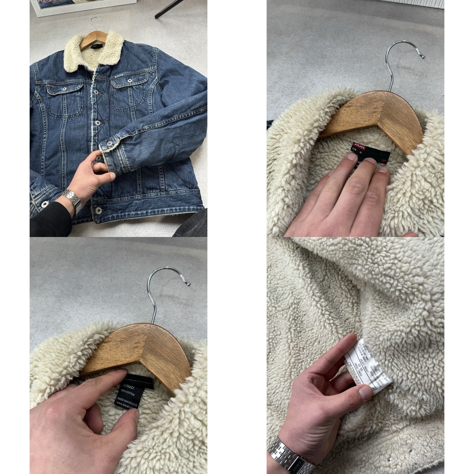 Diesel VINTAGE Diesel Denim Jacket Mens Size US 31 - 8 Thumbnail