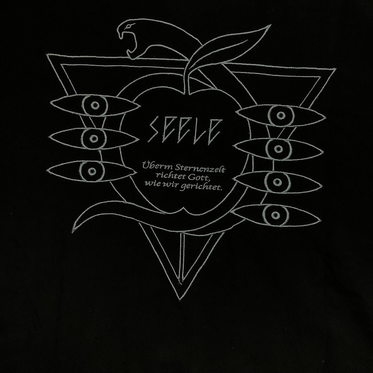 Anime × Cartoon Network × Vintage Jouetie Evangelion Black Shirt Y2K Style Size US M / EU 48-50 / 2 - 2 Thumbnail