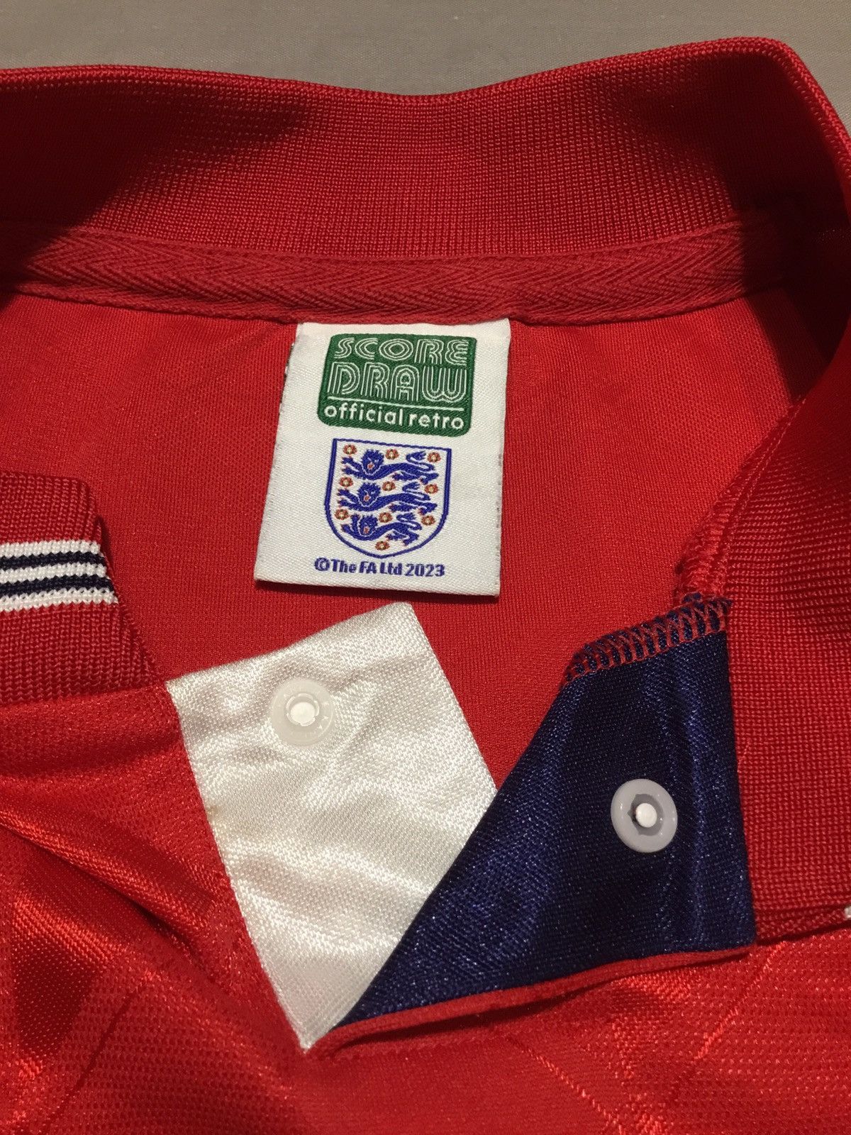 Other England Away Score Draw Shirt 1988-1989 Size L Size US L / EU 52-54 / 3 - 5 Thumbnail