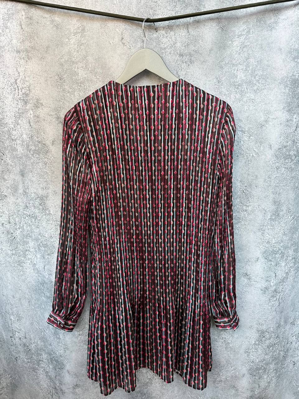 Reiss Reiss Celia Plated Midi Dress Crew Neck Size M / US 6-8 / IT 42-44 - 3 Thumbnail