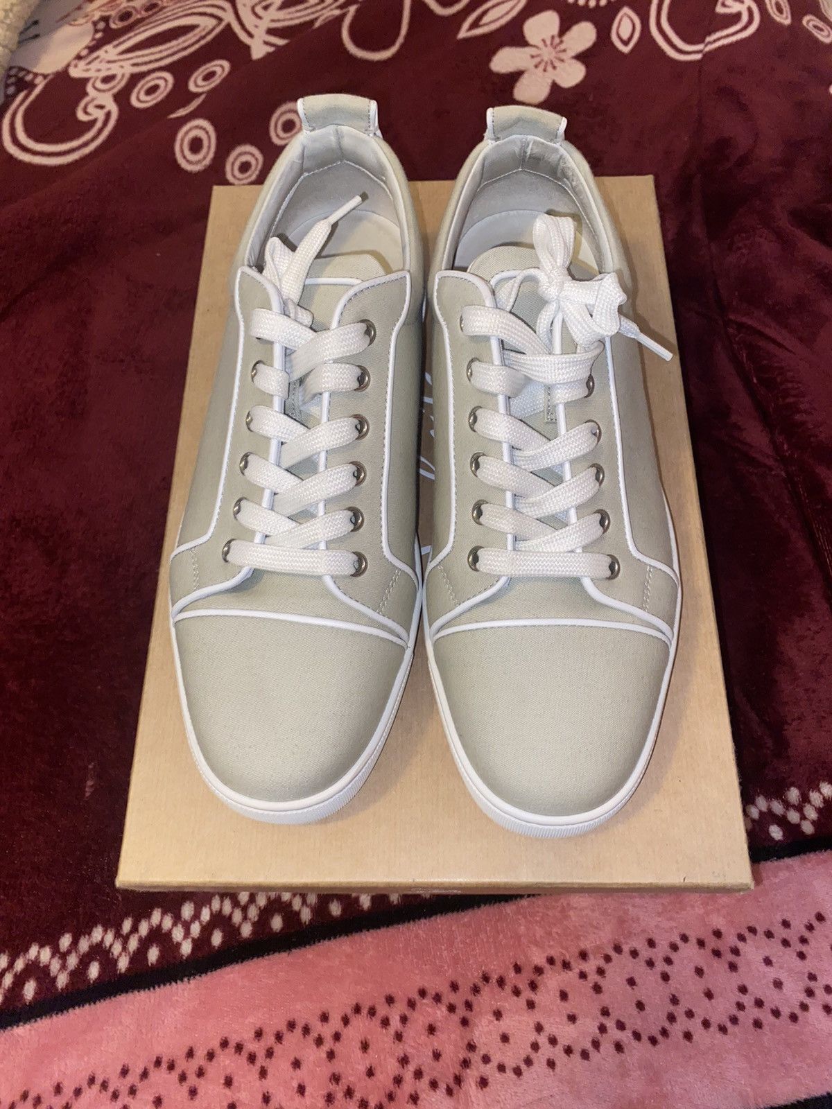 image of Grey Christian Louboutin Shoes, Men's (Size 10)