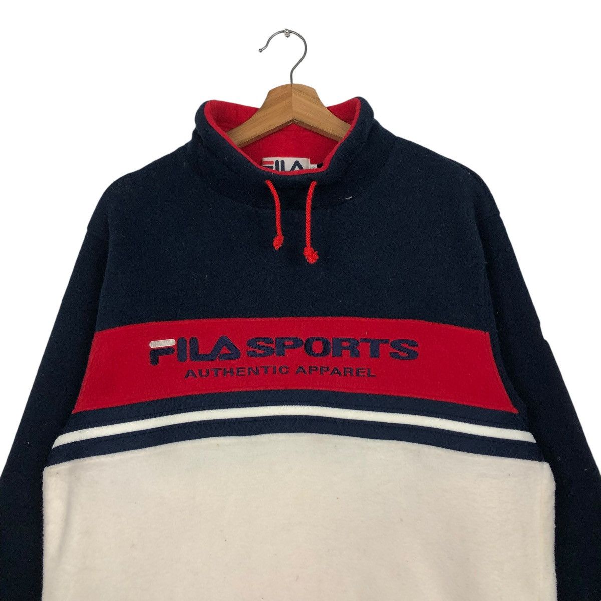 Japanese Brand × Vintage 🔥VINTAGE SWEATSHIRT PULL OVER FILA SPORTS BIG LOGO Size US S / EU 44-46 / 1 - 5 Thumbnail