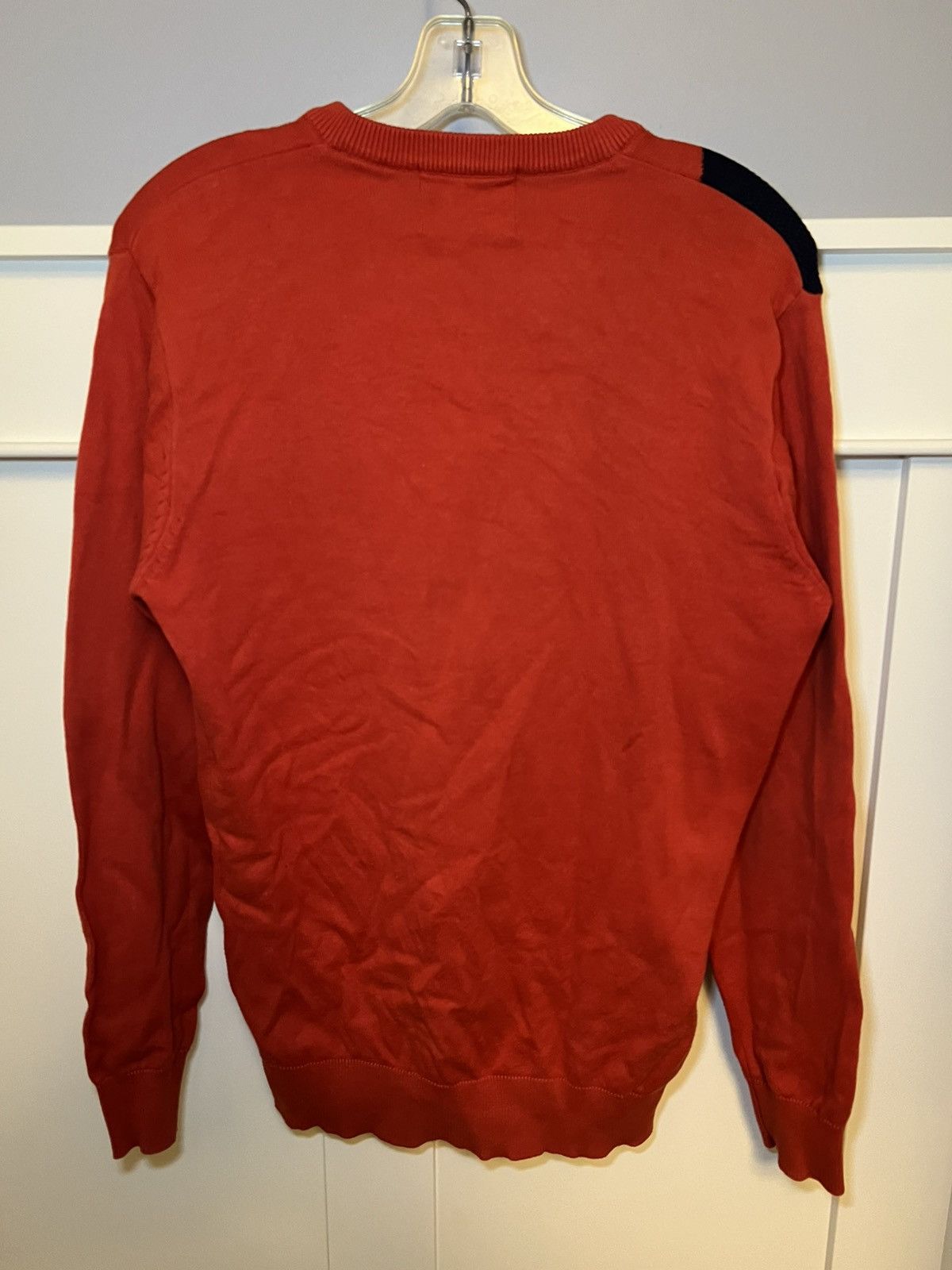 Burberry Vintage Burberry multi knit colour split v-neck sweater Size US L / EU 52-54 / 3 - 2 Thumbnail