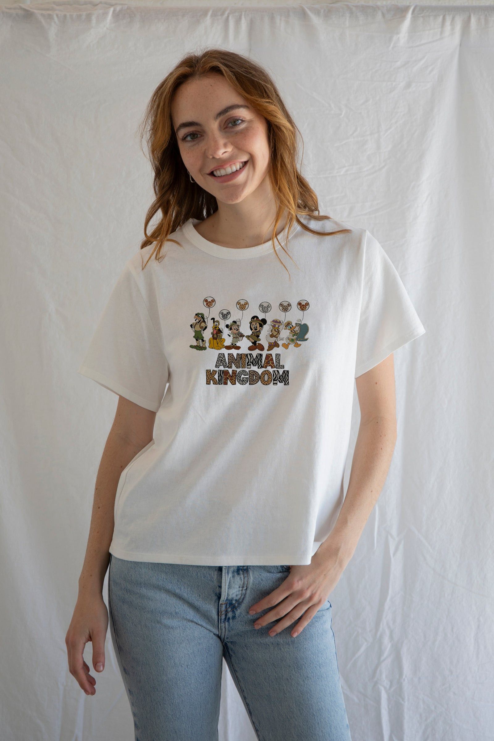 Band Tees × Vintage Animal Kingdom T-Shirt – Safari Minnie Summer Edition Size S / US 4 / IT 40 - 1 Thumbnail