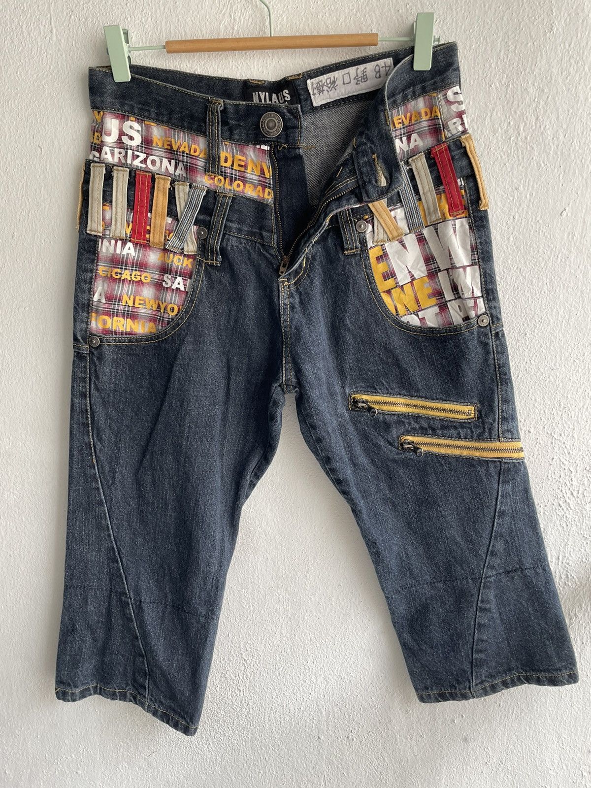 Hysteric Glamour × Japanese Brand Y2k Nylaus jeans Double Waist Ankle denim American state Size US 30 / EU 46 - 3 Thumbnail