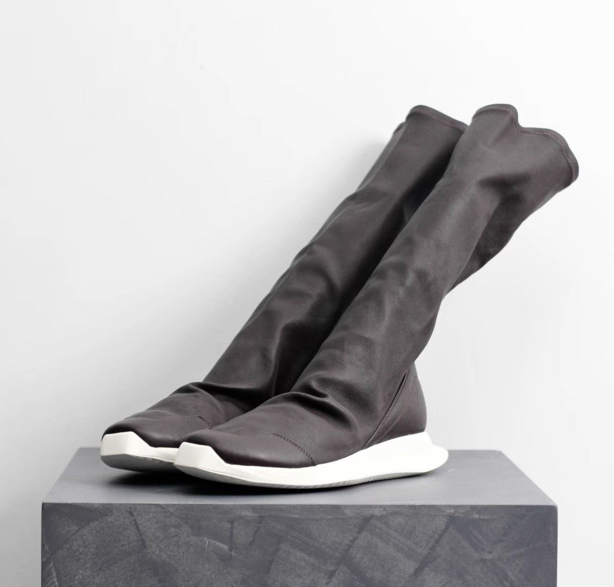 Rick Owens Rick Owens Mainline Leather Tank Boots Size US 7 / EU 40 - 1 Thumbnail