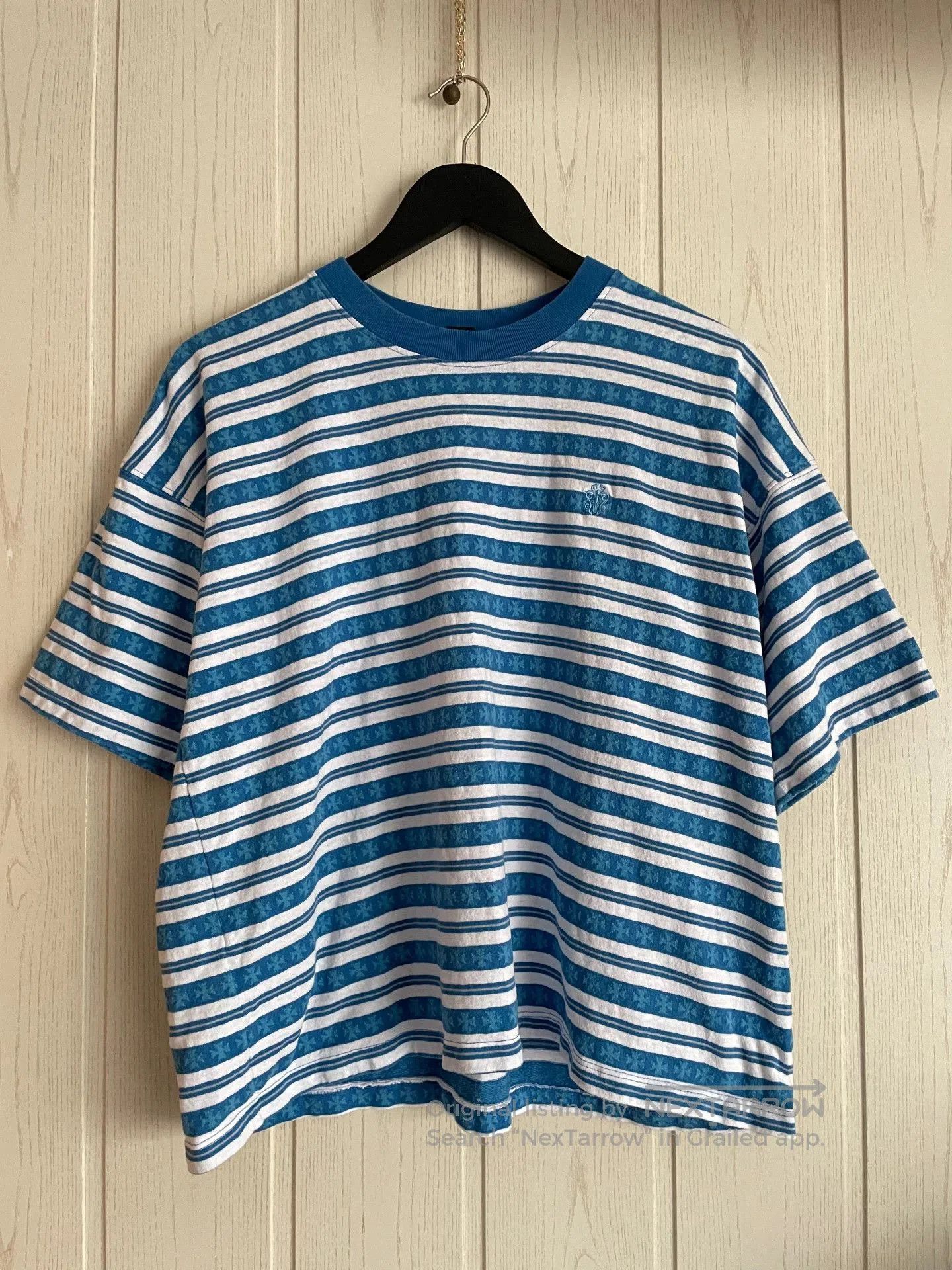 Chrome Hearts Chrome Hearts Matty Collab Blue Stripe Tee. Size US S / EU 44-46 / 1 - 1 Thumbnail