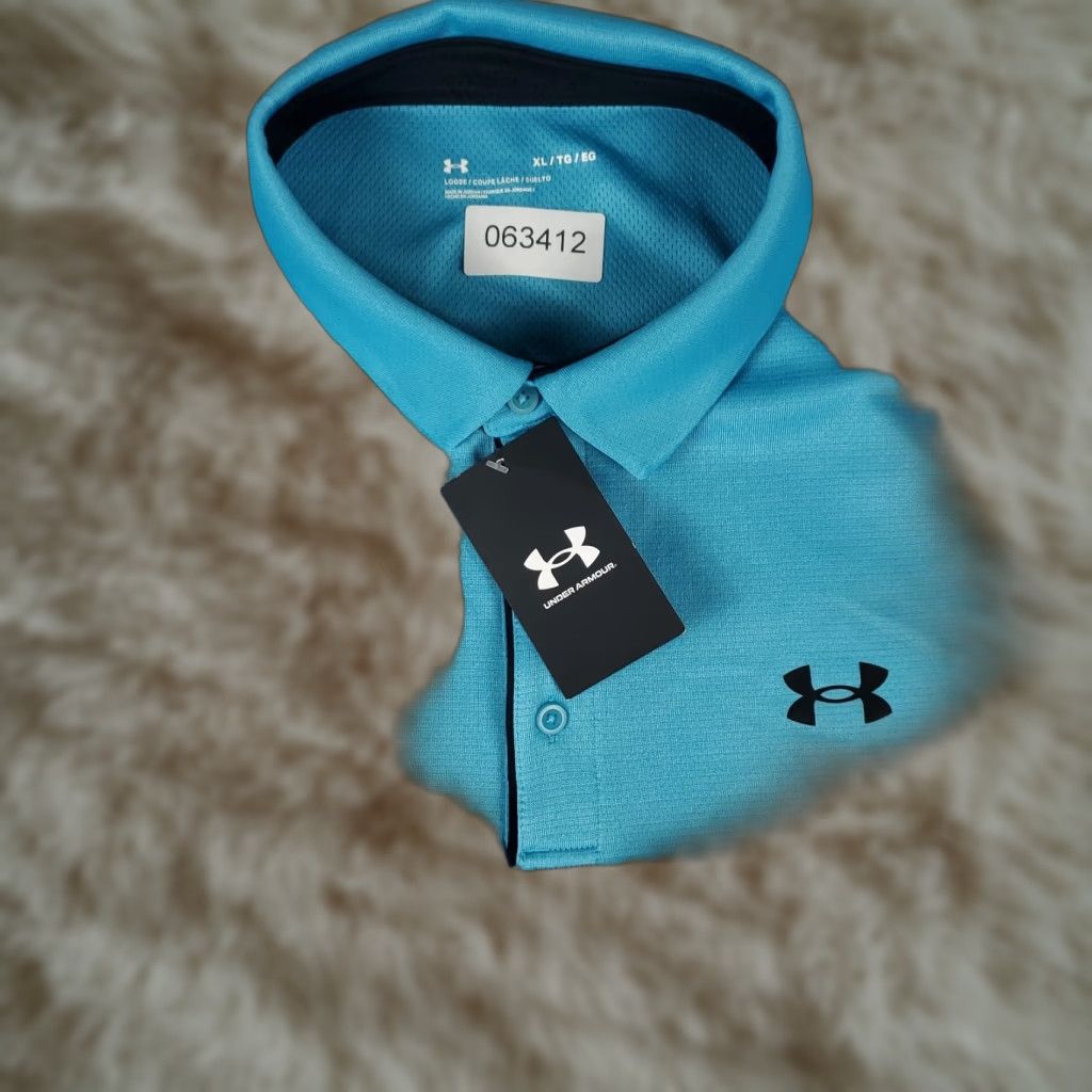 Under Armour Under Armour Polo Shirt Mens XL Blue Golf Casual Short Sleeve Polo Size US XL / EU 56 / 4 - 1 Thumbnail