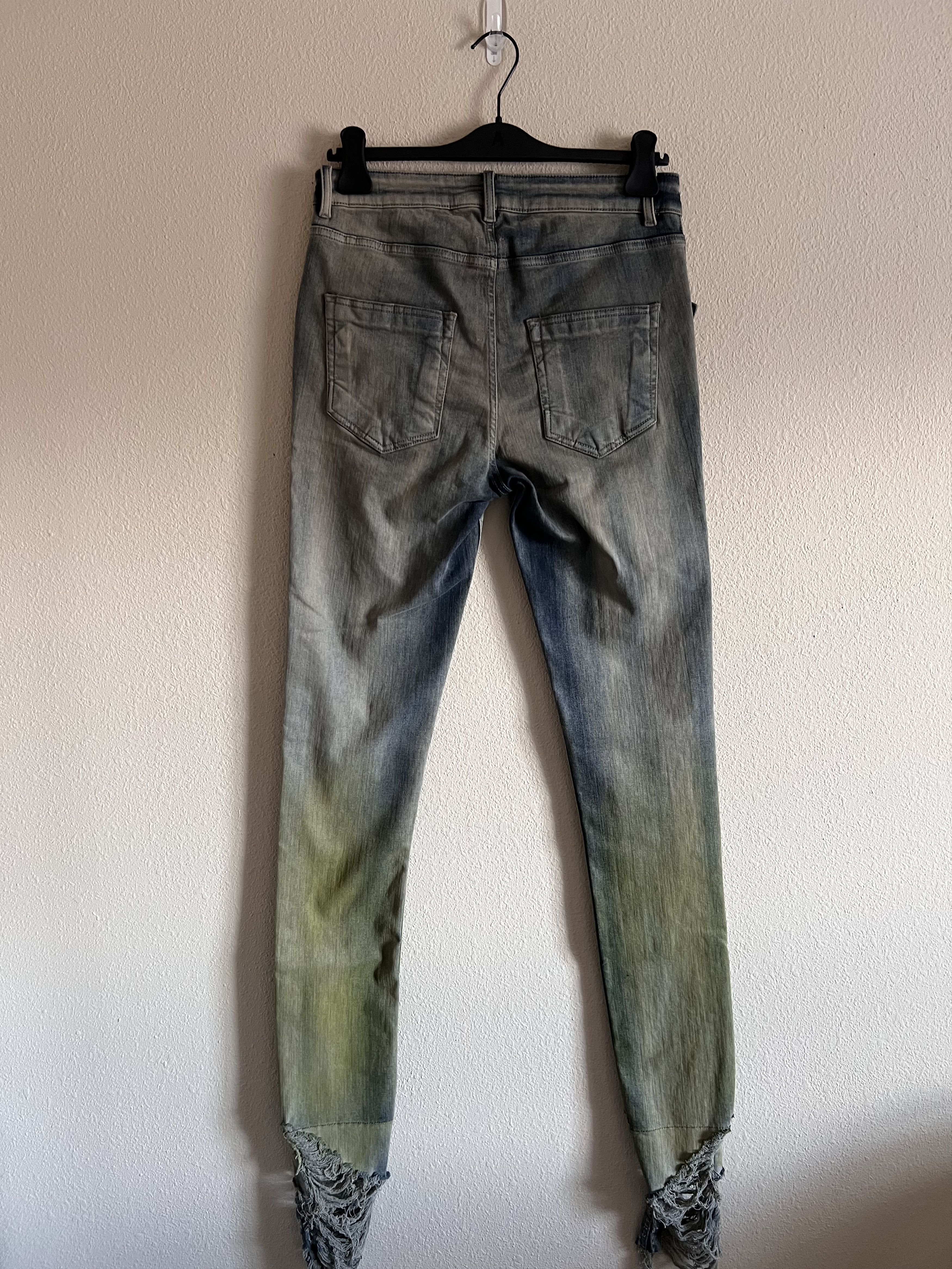 Rick Owens Rick Owens Tyrone Cut Jeans in Pearl Acid Degrade Size US 33 - 5 Thumbnail