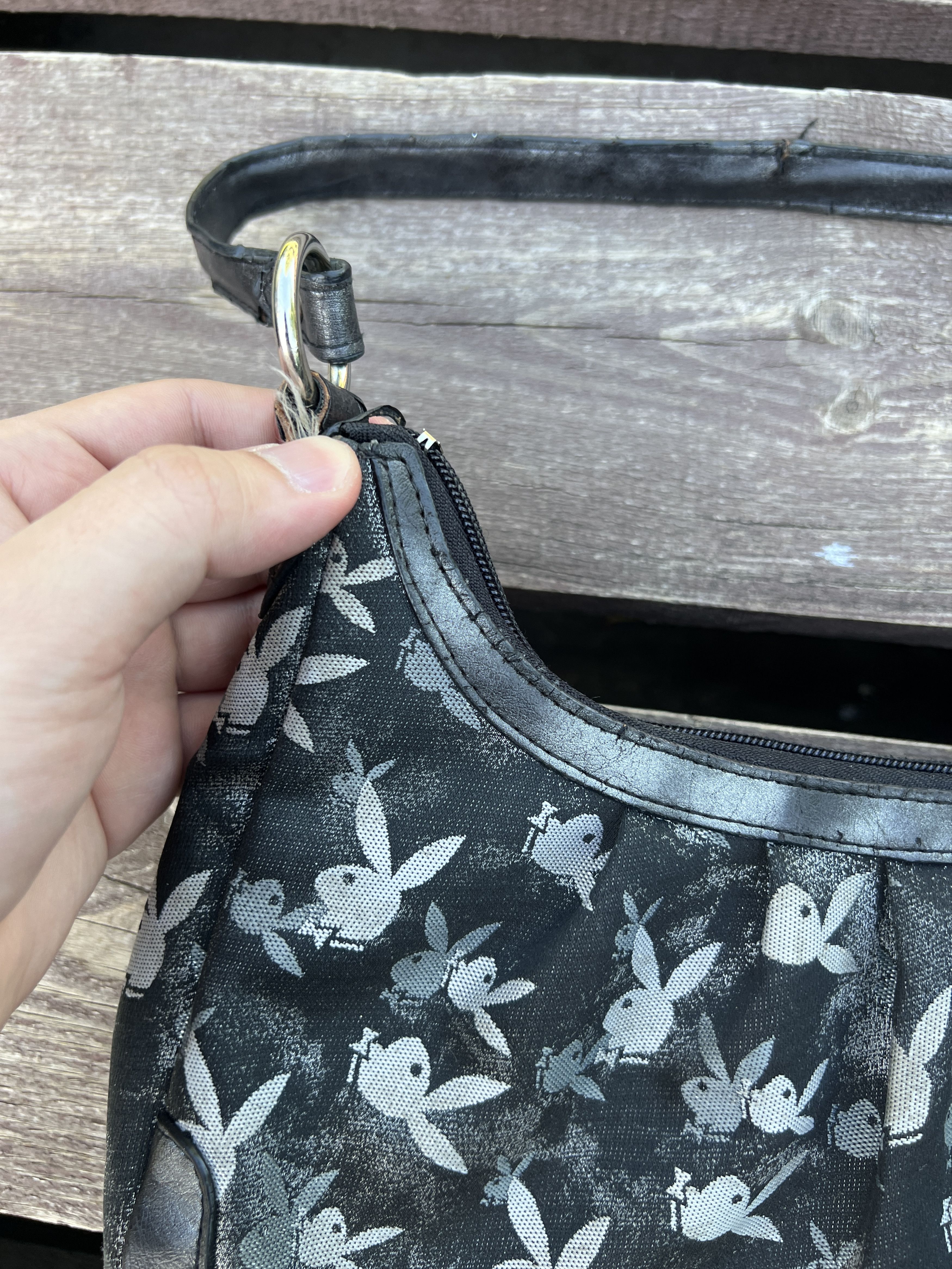 Playboy × Vintage Playboy Vintage Y2K Monogram Logo Bag Size ONE SIZE - 3 Thumbnail