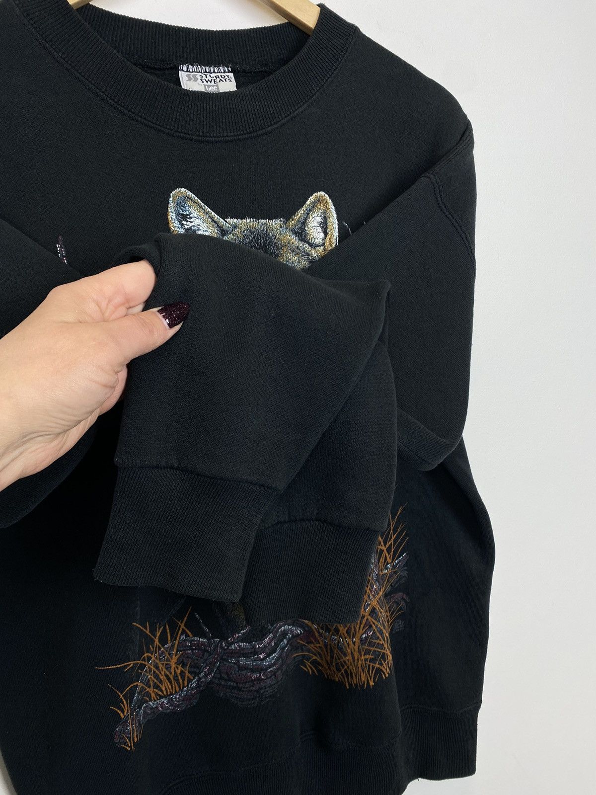 Lee Vintage Sturdy Sweats By Lee Native Graphic Sweatshirt Wolf Size US L / EU 52-54 / 3 - 7 Thumbnail
