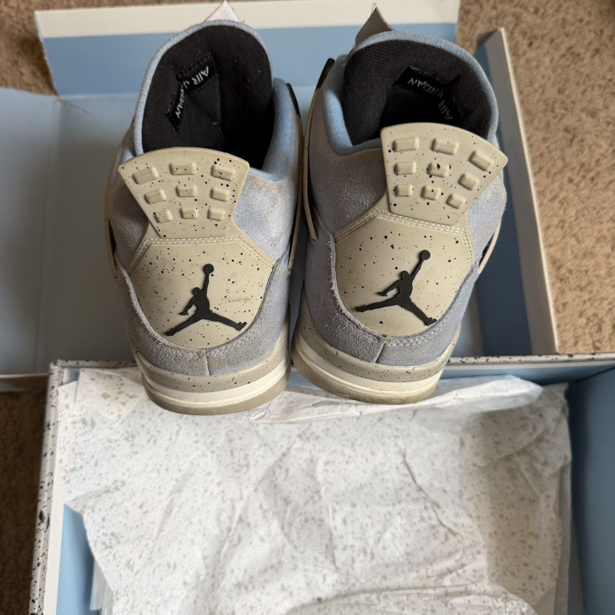 Jordan Brand Jordan 4 Retro University Blue Size US 13 / EU 46 - 3 Thumbnail