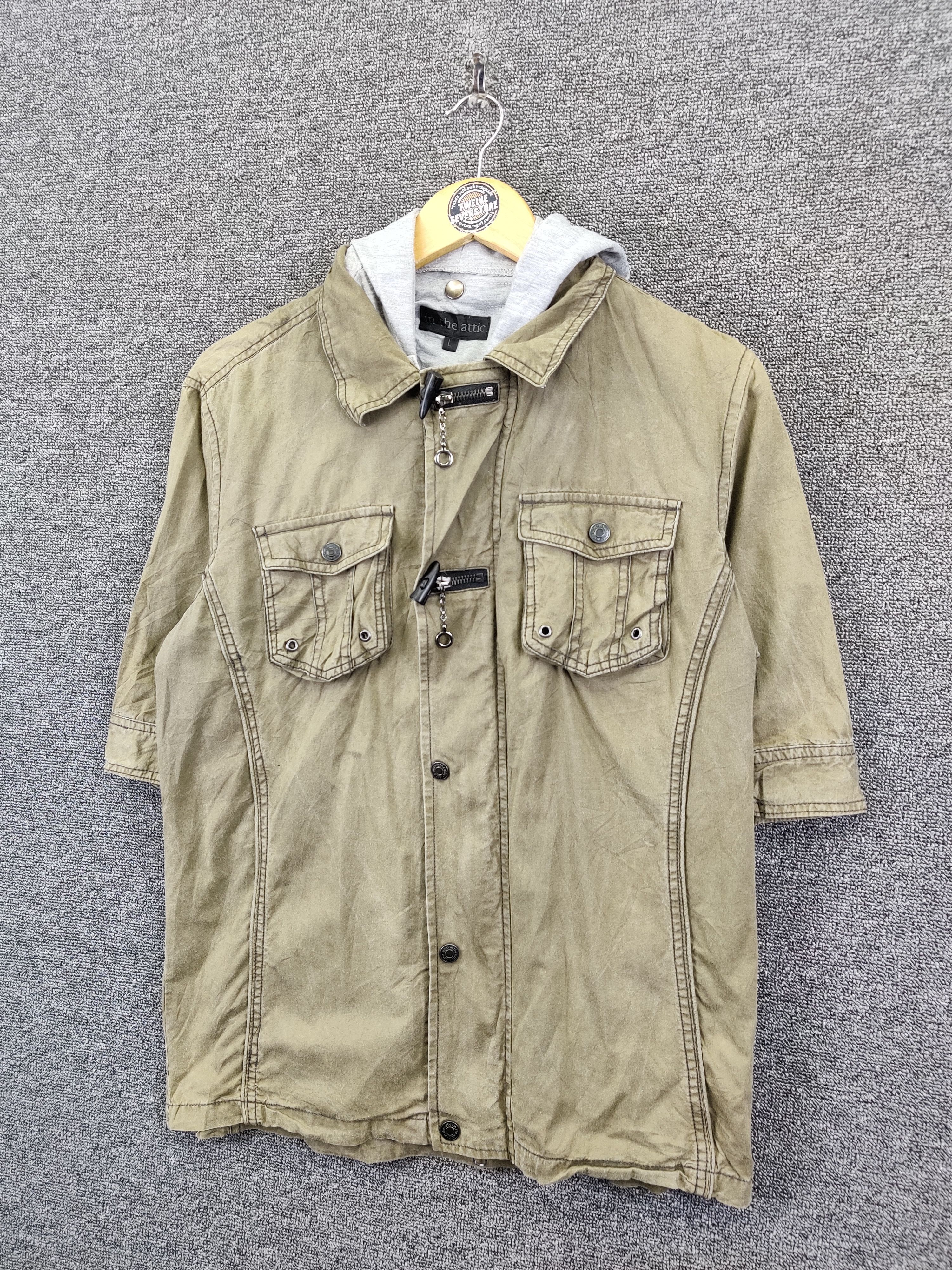 In The Attic Vintage In The Attic Short Sleeve Hoodie Size US L / EU 52-54 / 3 - 2 Thumbnail