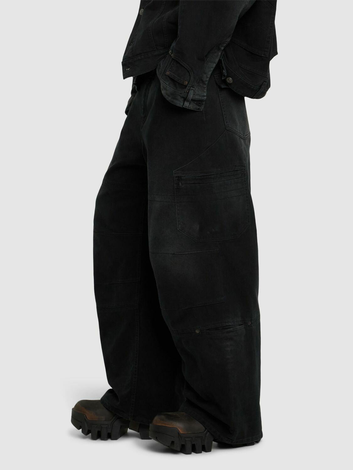 Balenciaga o1tr1nto0326 Bulldozer Harness Boot in Dark Grey Size US 9 / EU 42 - 2 Thumbnail