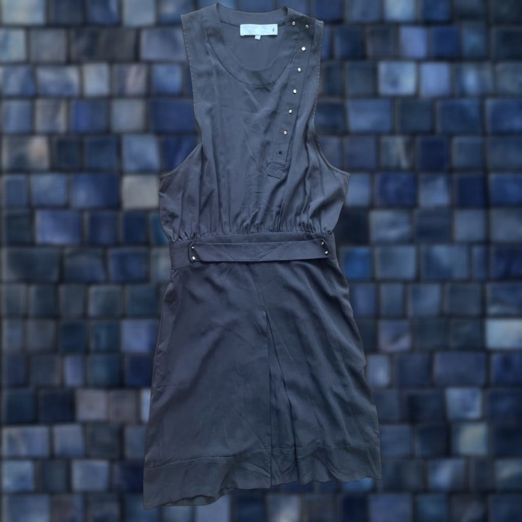 Alexander Wang Alexander Wang Silk Sleeveless Blouson Dress Womens Size 6 Black Pockets Mini Size M / US 6-8 / IT 42-44 - 1 Thumbnail