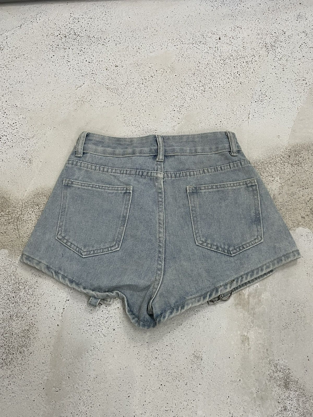 Japanese Brand Light Blue Tactical Women Short Size 25" / US 0 / IT 36 - 9 Thumbnail