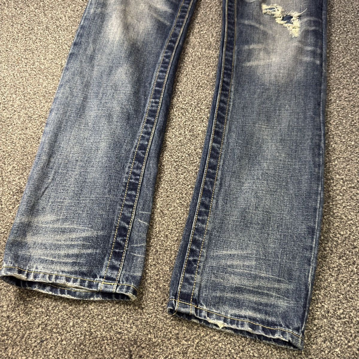 Affliction 🔥🇯🇵 Japanese Y2k PPFM Style Heritage Stone Side Zippee Denim Size US 34 / EU 50 - 6 Thumbnail