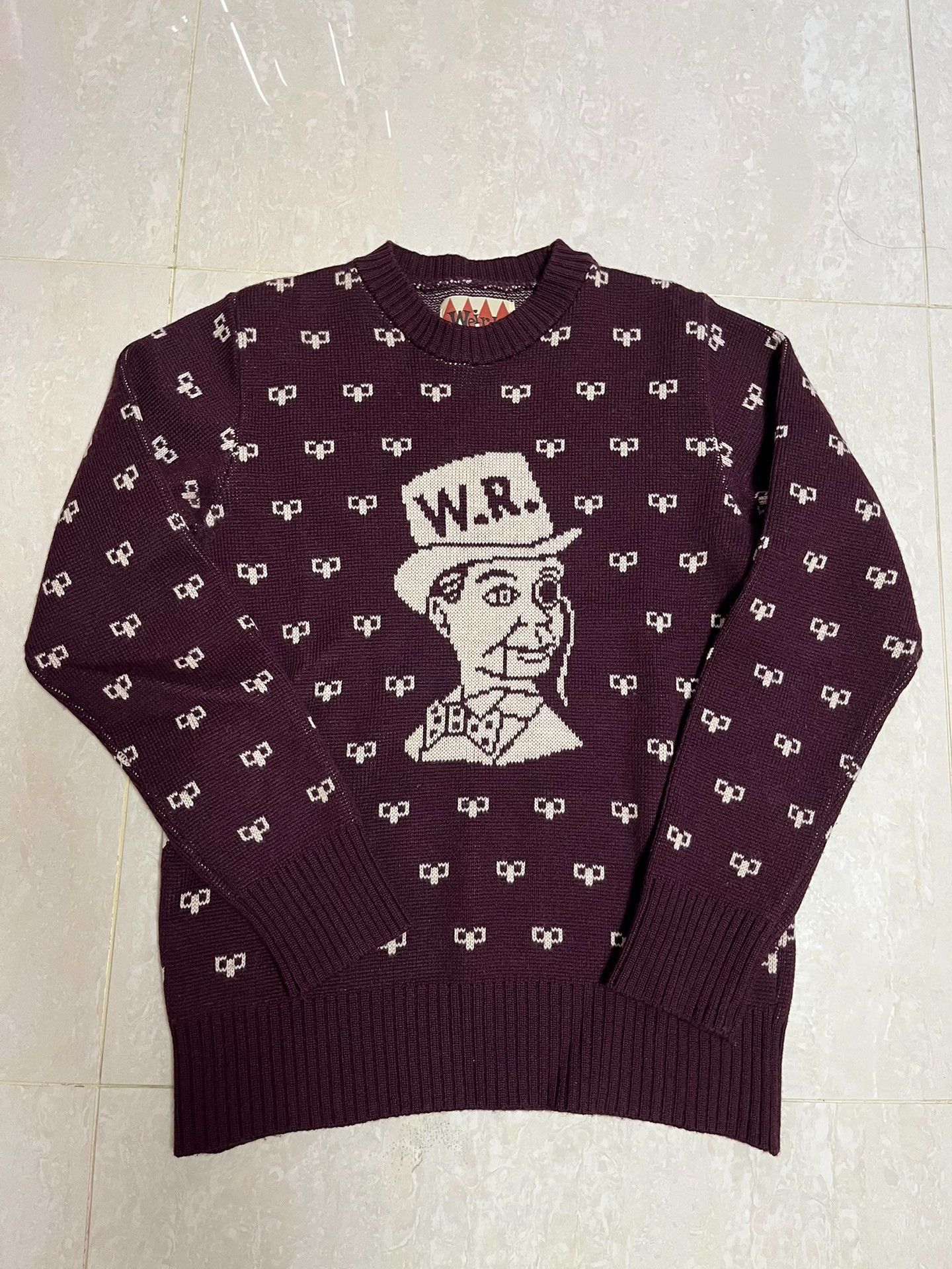 Other Weirdo Wine Red Sweater Size US M / EU 48-50 / 2 - 1 Thumbnail