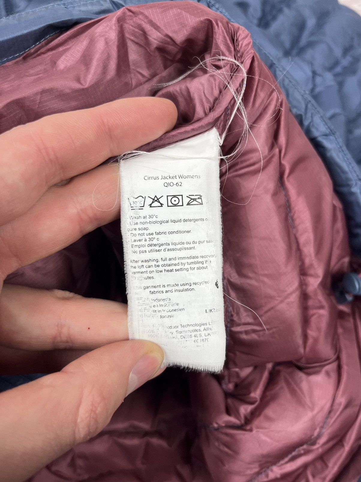 Rab Rab Cirrus Outdoor Pertex Quantum Down Puffer Jacket Size L / US 10 / IT 46 - 10 Thumbnail