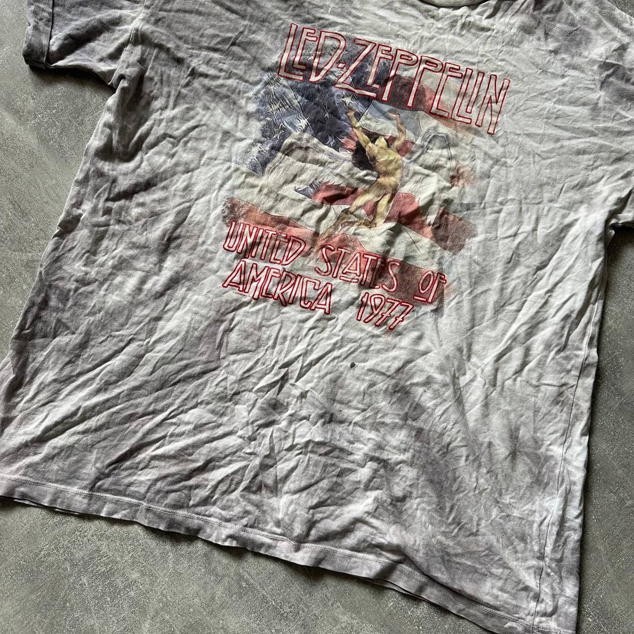 Band Tees × Led Zeppelin × Vintage Vintage Led Zeppelin United States Tour Band Tee Shirt Size US M / EU 48-50 / 2 - 4 Thumbnail