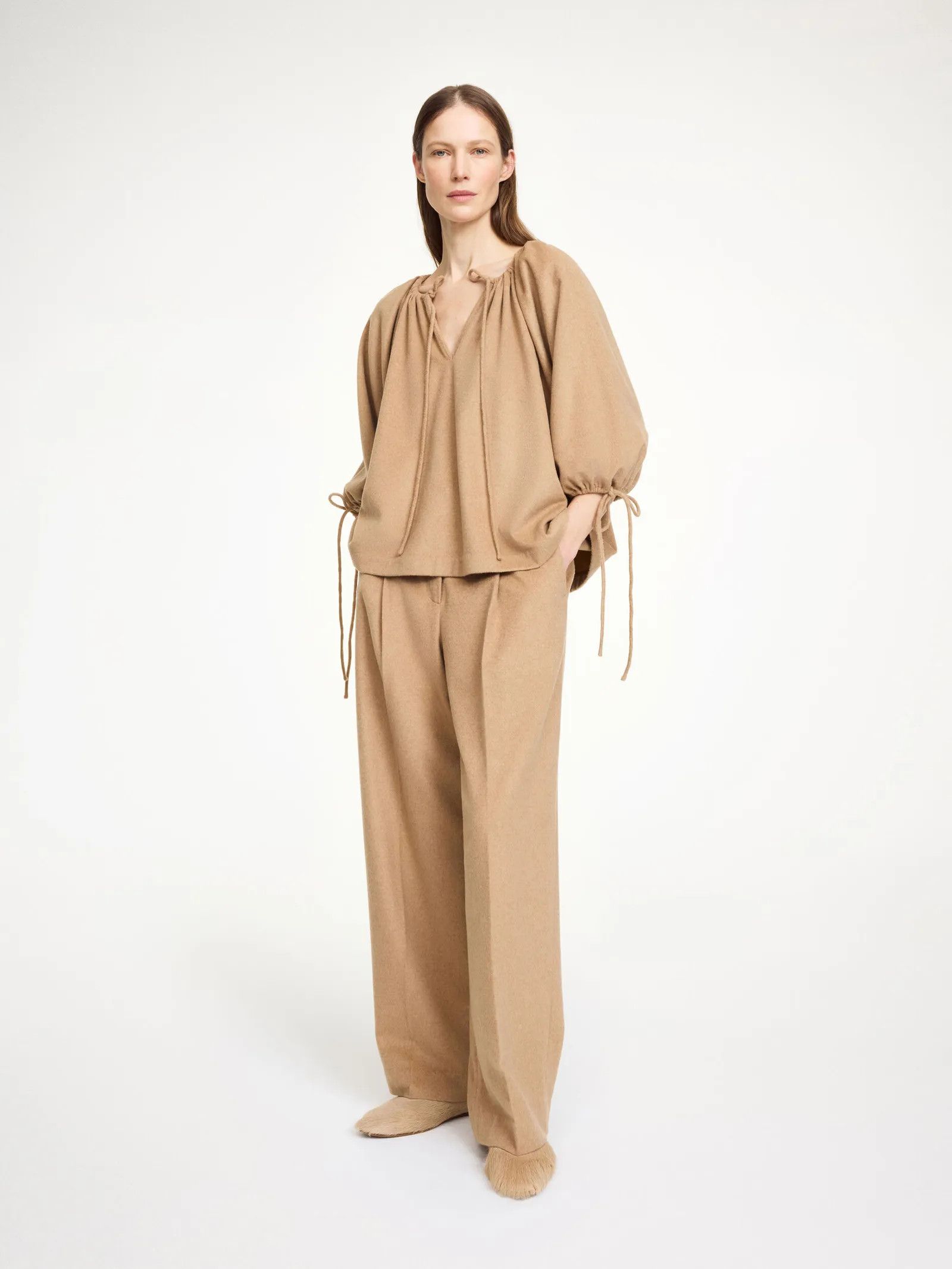 By Malene Birger By Malene Birger Lilyrose Wool Blouse Blouse Size XS / US 0-2 / IT 36-38 - 1 Thumbnail