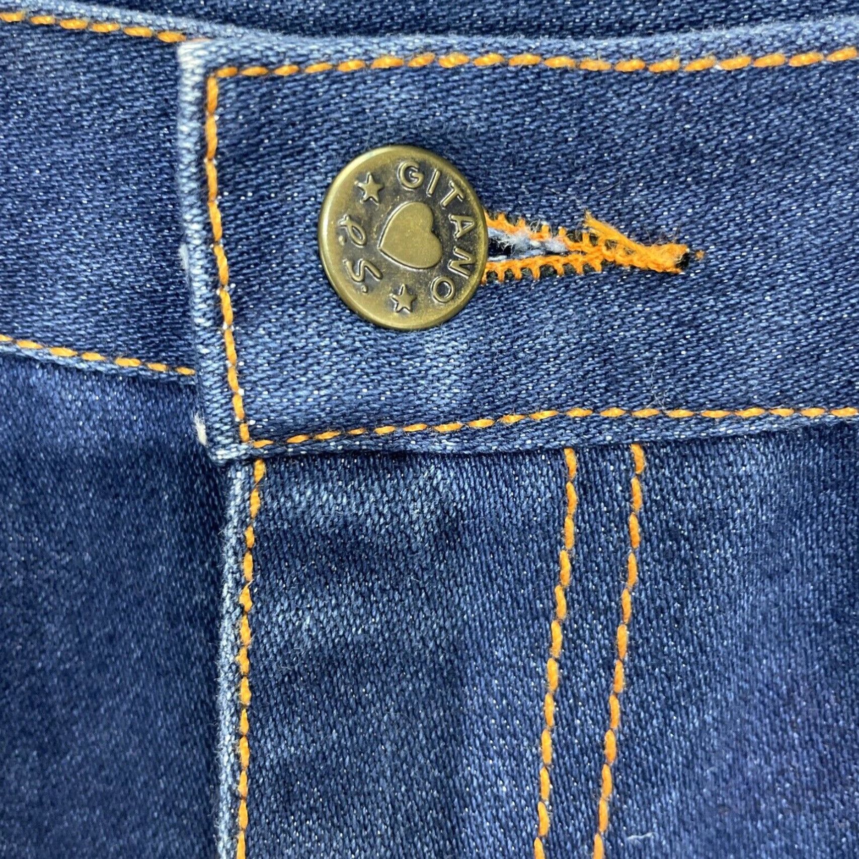 Vintage VINTAGE Gitano Denim Jeans High Waist Womens 16 Dark Stretch 80s Regular Fit Jeans Women Blue Size 38" / US 16 / IT 52 - 5 Thumbnail
