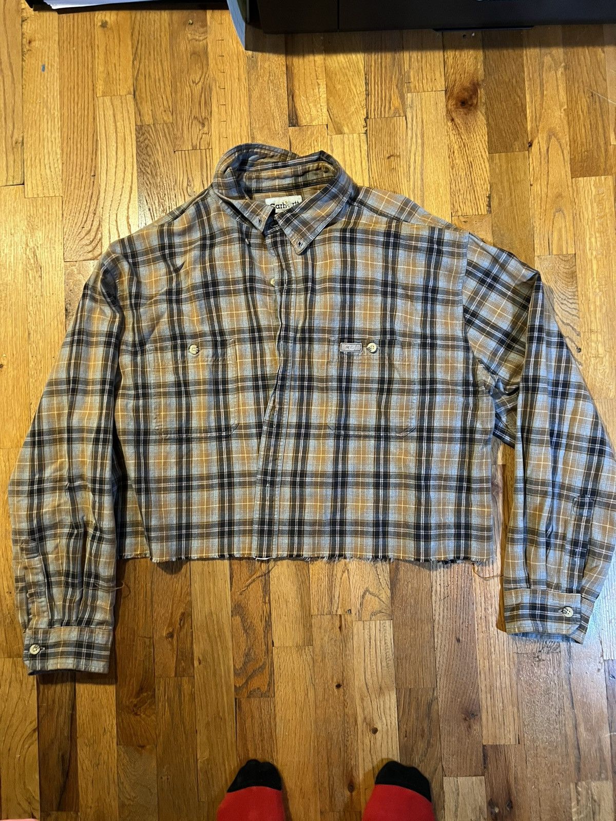 Carhartt Carhartt Cropped Flannel Size US XXL / EU 58 / 5 - 1 Thumbnail