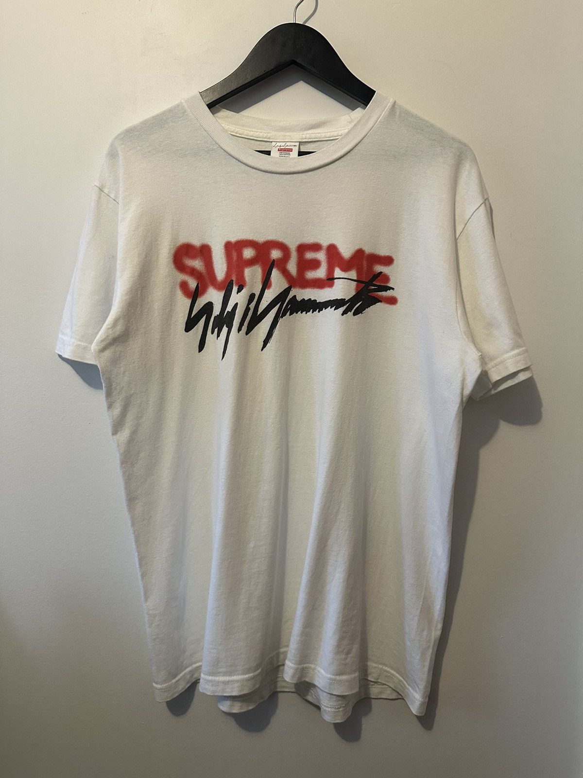Supreme × Yohji Yamamoto Supreme x Yohji Yamamoto white t-shirt Size US M / EU 48-50 / 2 - 1 Thumbnail
