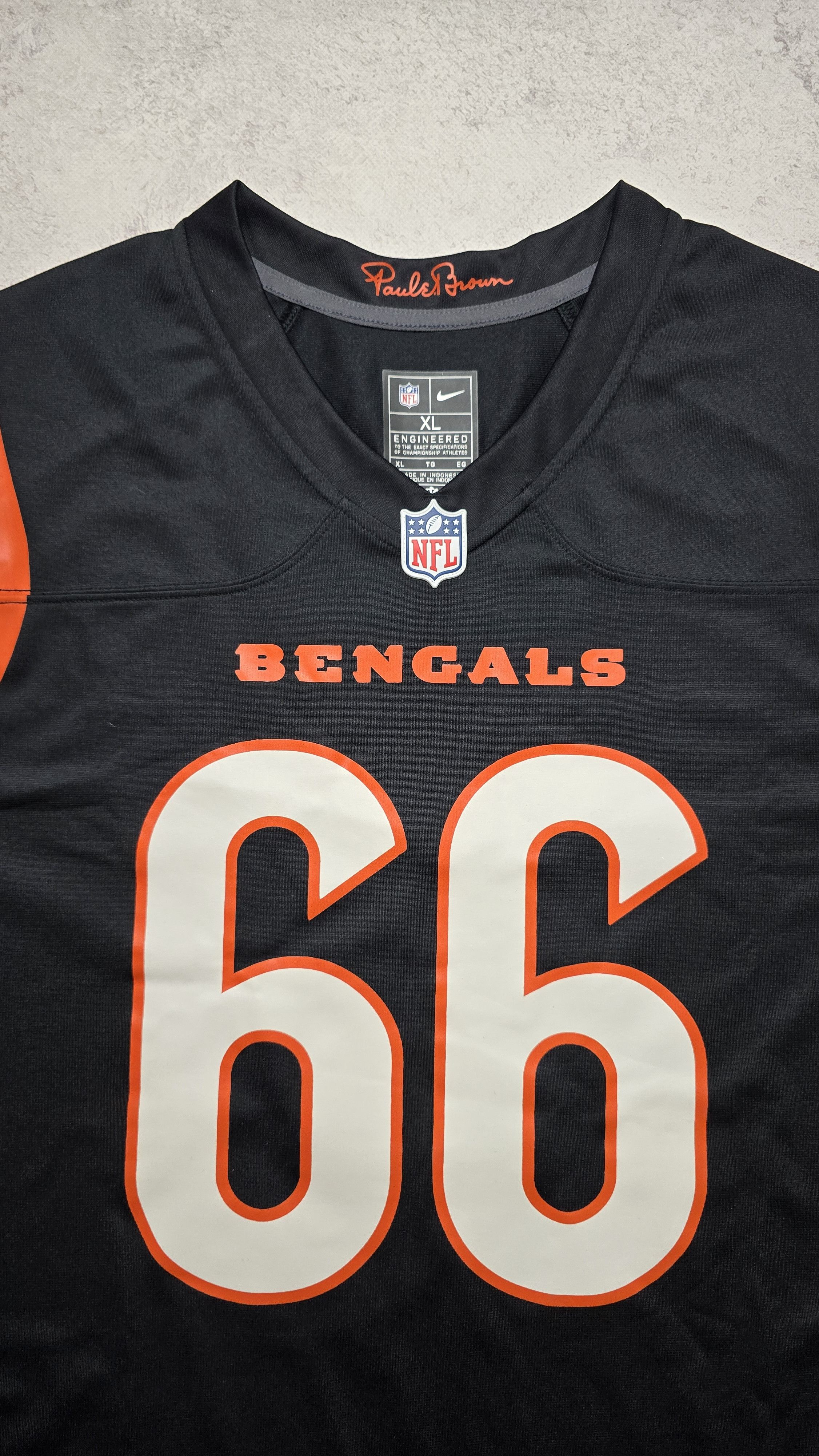 Nike Nate Gilliam #66 Bengals Nike NFL Game Jersey Size US XL / EU 56 / 4 - 9 Thumbnail