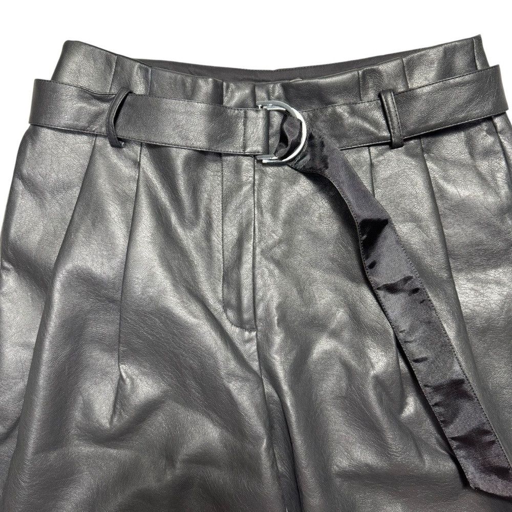 Bcbgmaxazria BCBGMAXAZRIA Pleated Faux Leather Pants Size M Size 32" / US 10 / IT 46 - 5 Thumbnail