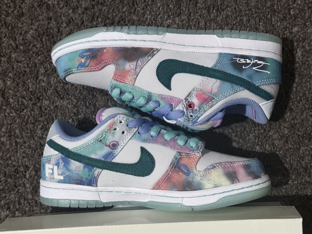 Nike SB Nike SB Dunk Low X Futura Laboratories Size US 5.5 / IT 35.5 - 4 Thumbnail